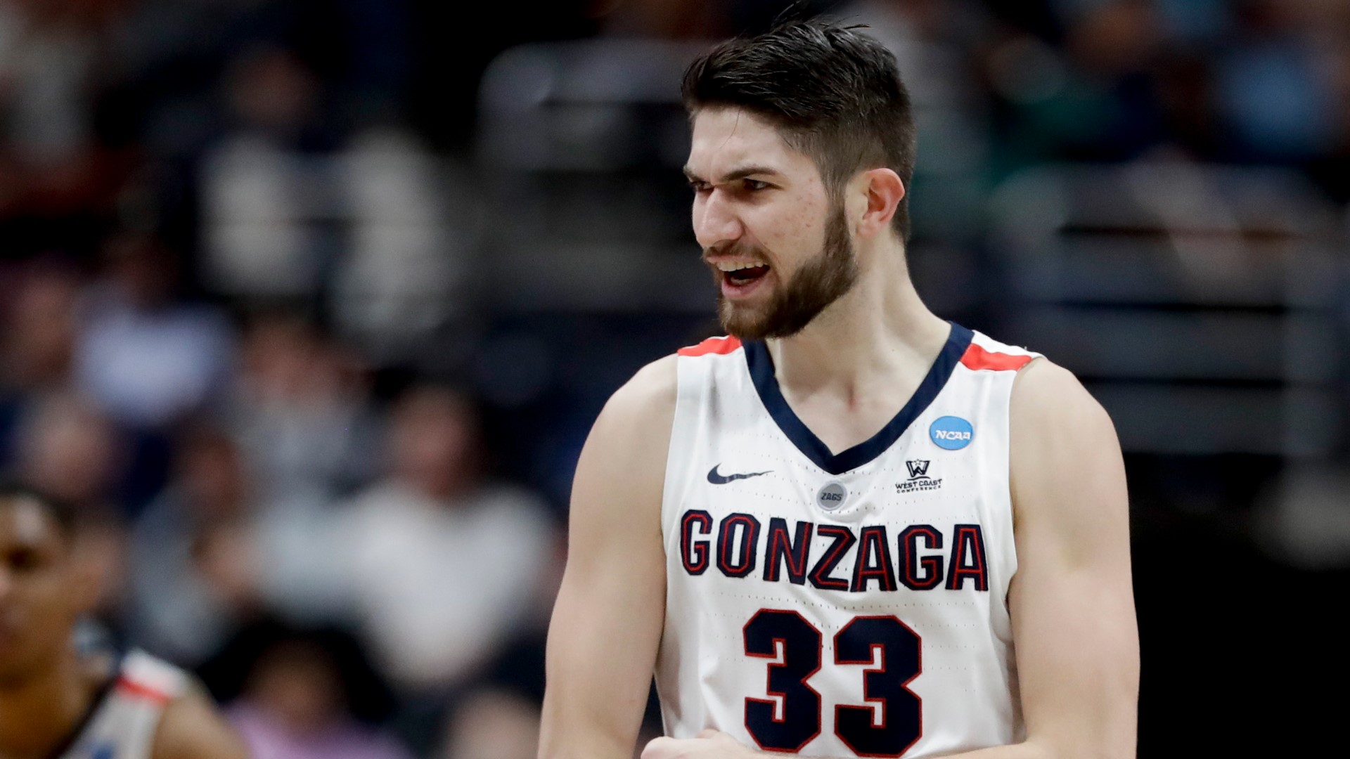 The Gonzaga forward suffered a hip injury in the 2018 NCAA Tournament run. It ended his season. His determination to get stronger after that inspired the team.