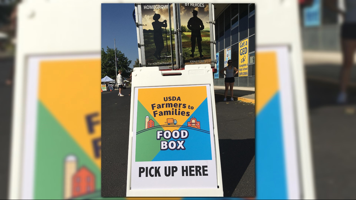 Farmers to Families is handing out free food boxes in Spokane Valley Friday