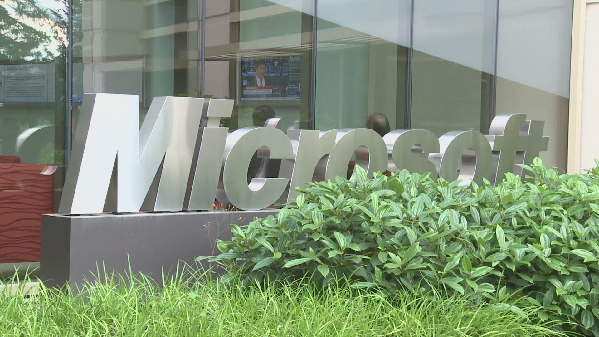 The unauthorized event happened during lunchtime Thursday at Microsoft’s campus in Redmond.