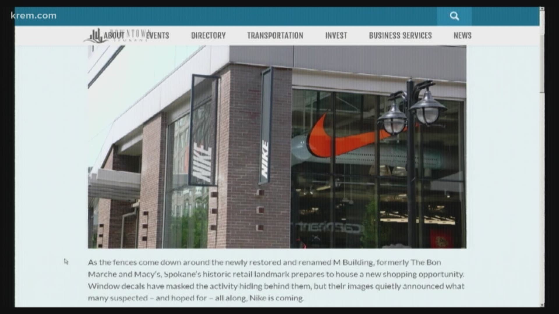 Nike store opens in downtown Spokane (6-14-18)