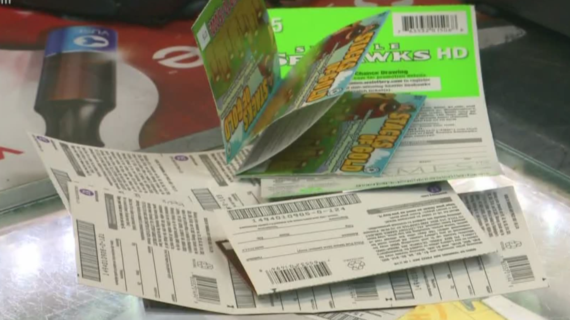 KREM 2 Investigative Reporter Whitney Ward explores how the state lottery does not require retailers to pull games off the shelves once a jackpot has been won, saying smaller prizes may still be available.