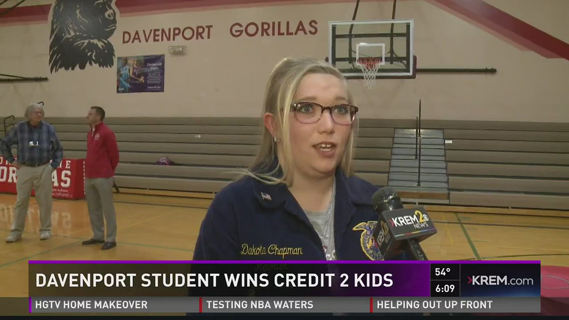 Davenport student wins Credit 2 Kids