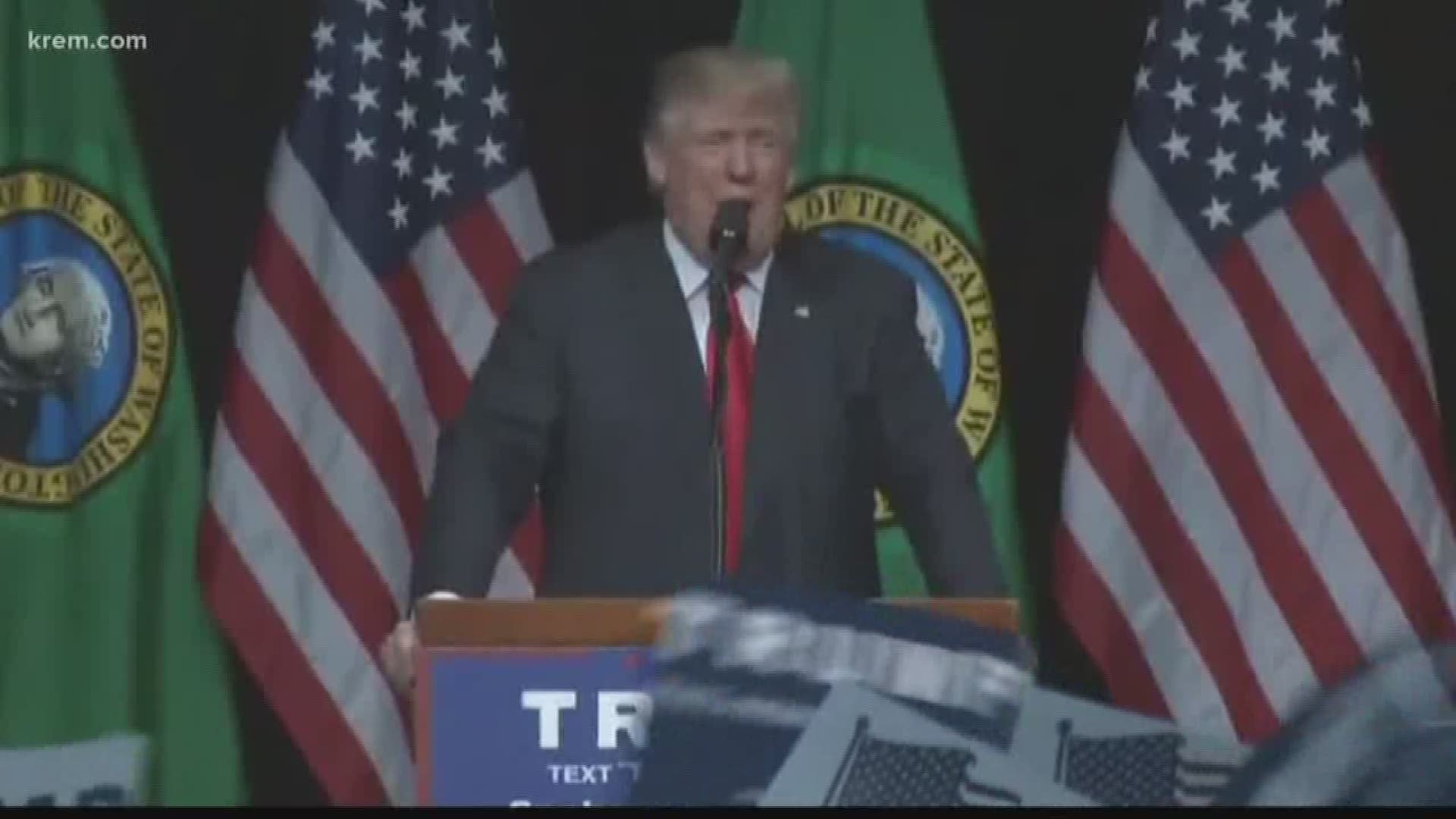 A new report shows President Donald Trump owes the city of Spokane more than $65,000. The costs cover security during his 2016 visit to Spokane while campaigning for president. As KREM 2's Alexa Block explains the President isn't the only politician who owes the city money.