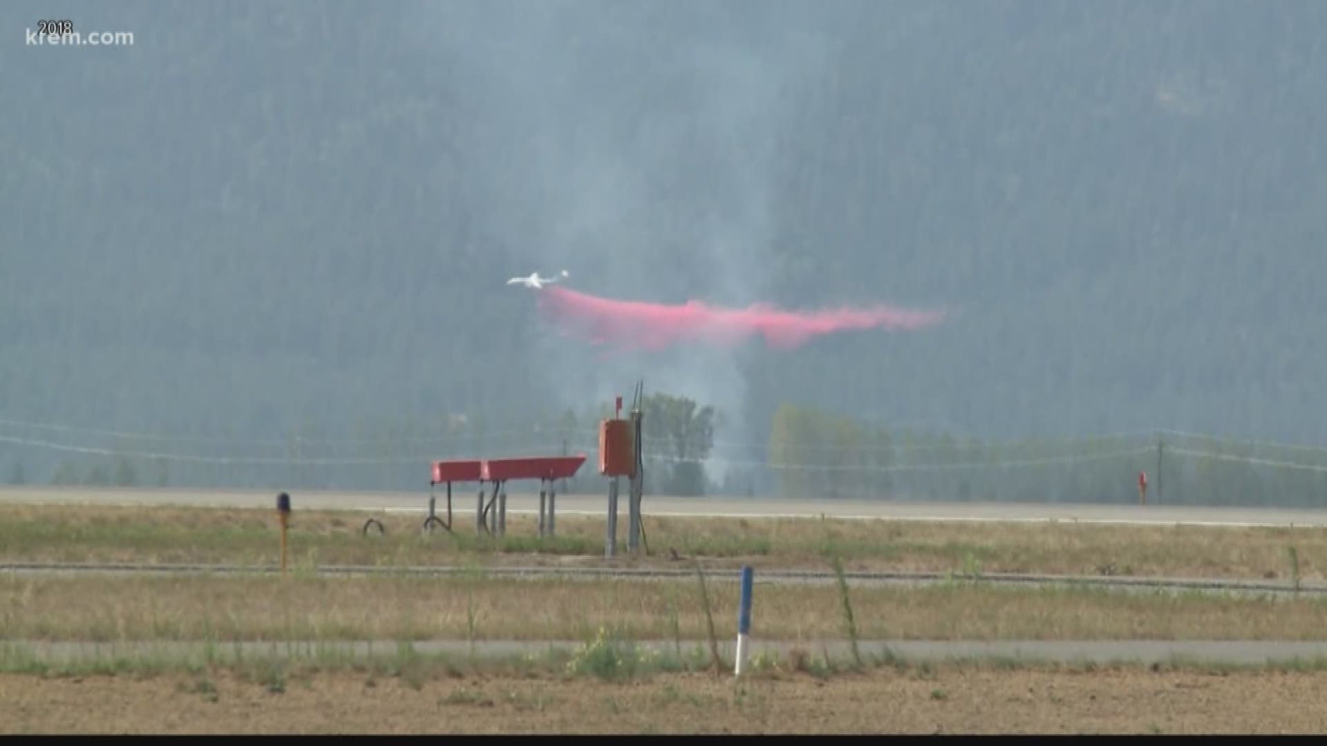 Firefighting planes in North Idaho have been using less fire retardant compared to the past couple of years. You might not know it, but many of those air tankers fill up with retardant near Coeur d'Alene's airport. We wanted to know how busy those planes have been this season.