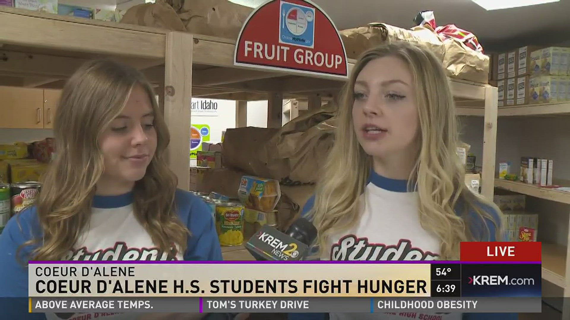 Coeur d'Alene HS students band together to fight hunger