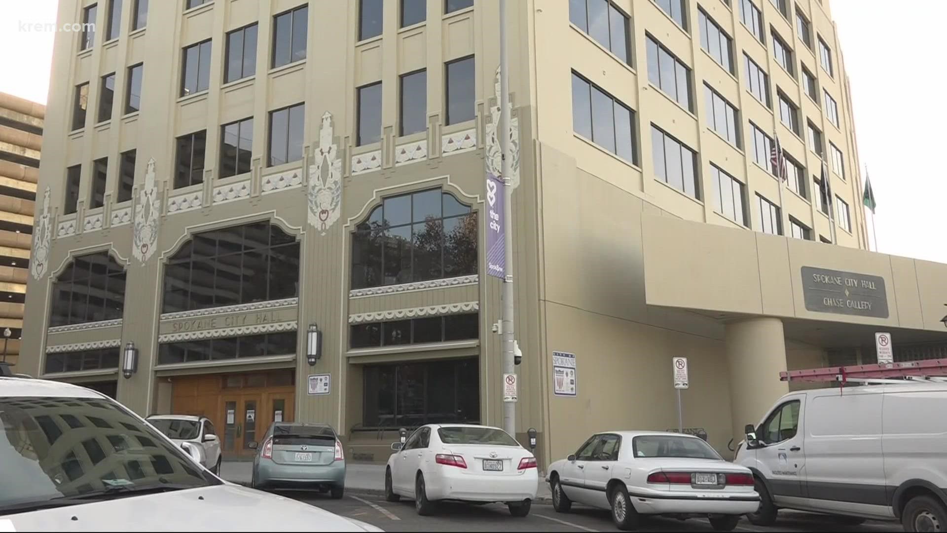 Spokane City Council announced the return to in-person meetings at City Hall starting Monday, March 14 after the end of the state mask mandate.