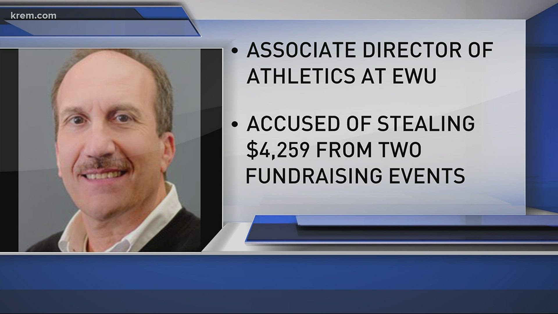 A current Eastern Washington athletic department employee is facing felony theft charges.