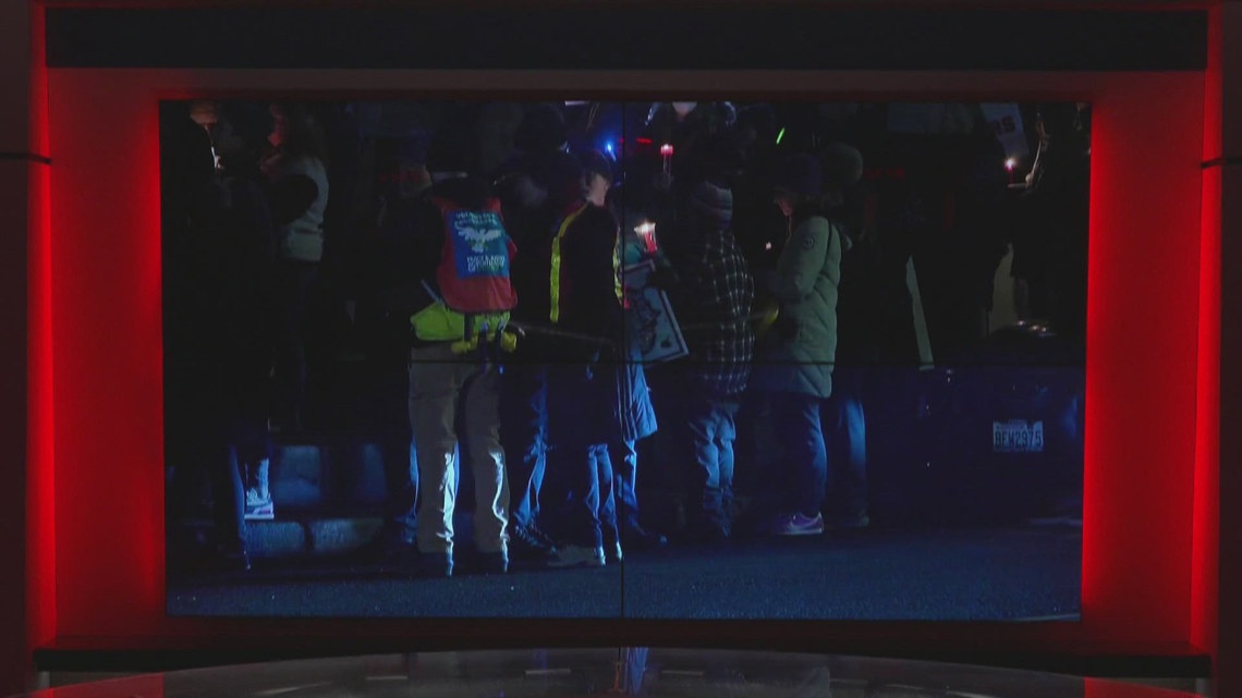 Demonstration in Spokane demands justice for Alex Pretti, killed Minnesota ICU nurse