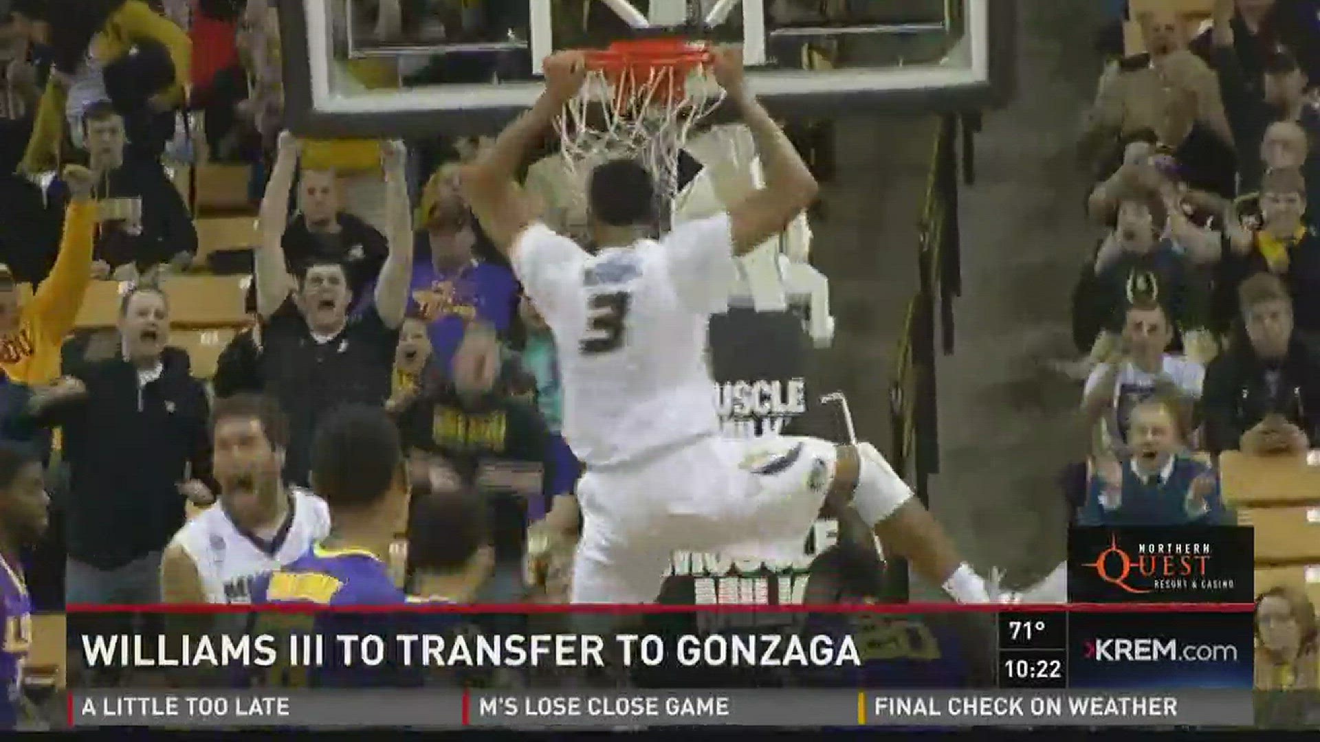 Former Missouri forward Jonathan Williams III has committed to Gonzaga.