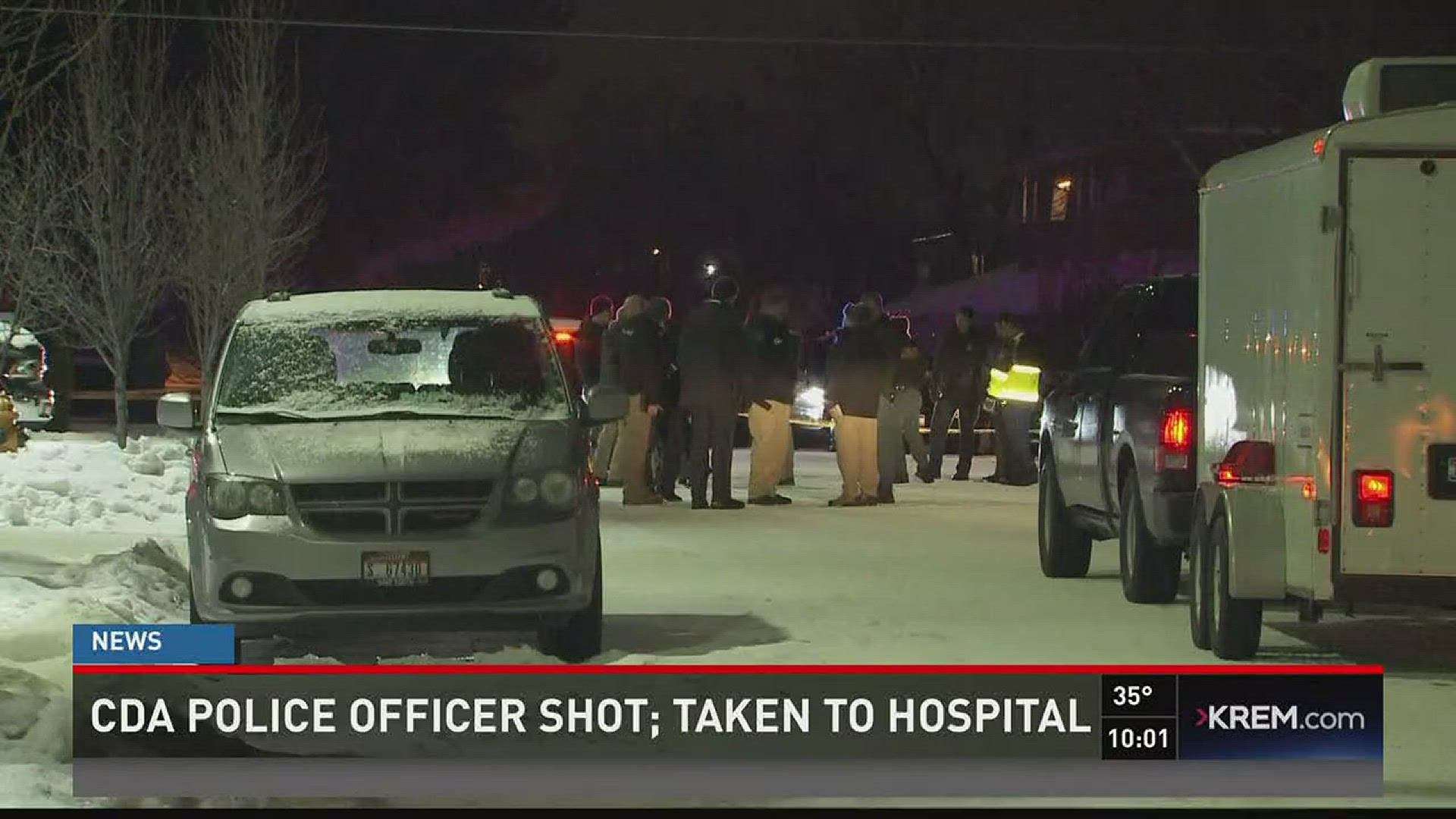 At some point during the call, the officers learned the suspect had a felony warrant for his arrest. When officers approached the suspect, White said the suspect engaged the officers with gunfire.