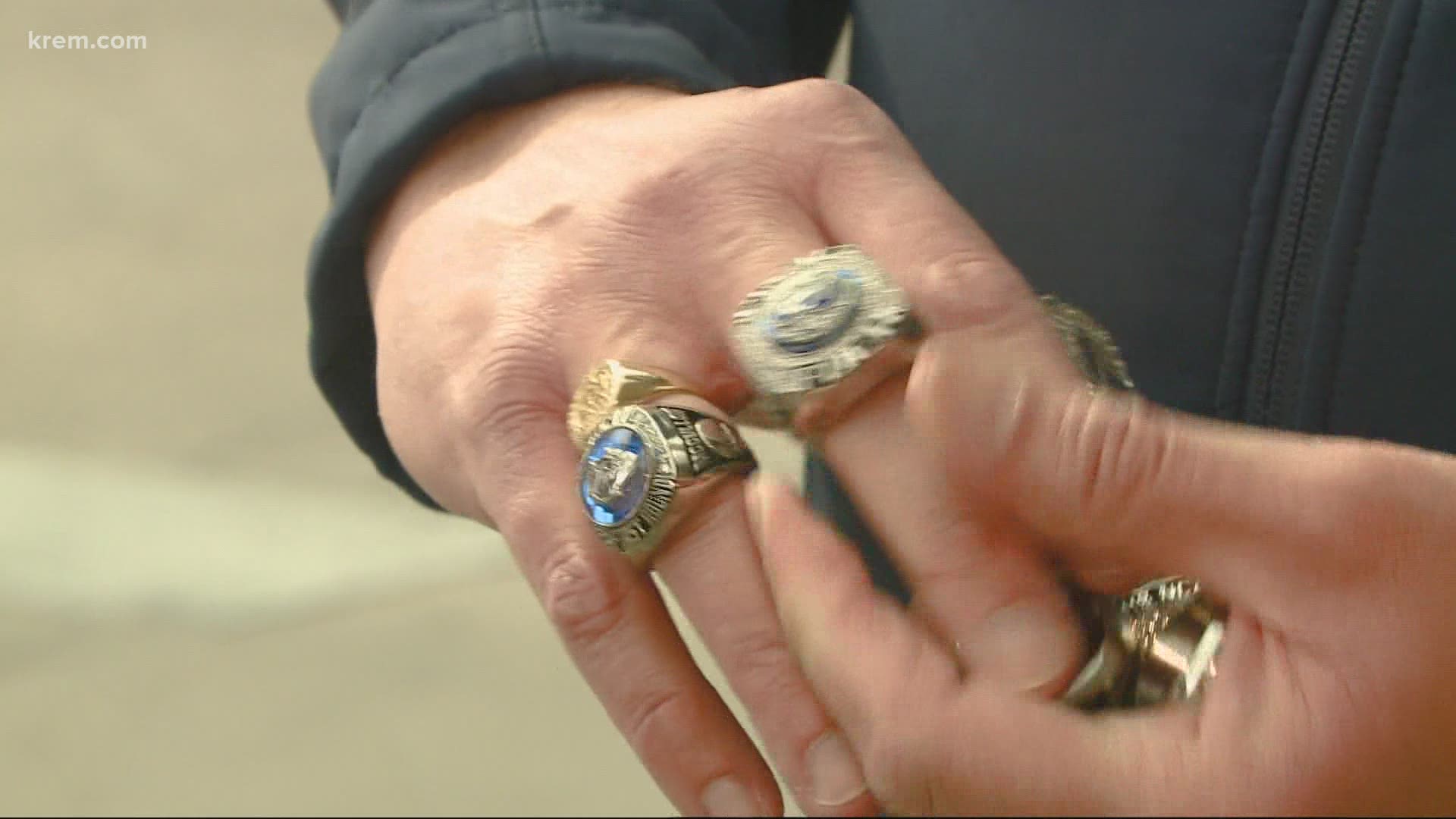 Gonzaga President Thayne McCulloh said he brings the rings to NCAA Tournament appearances for good luck and to spark conversation.