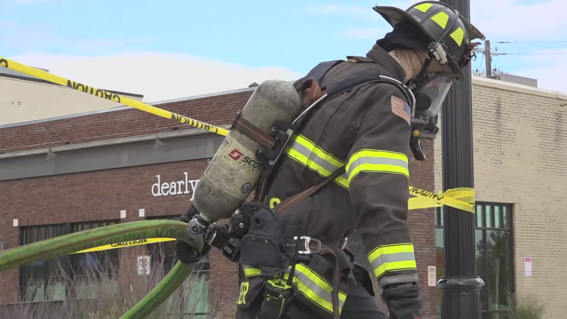 Some of the drills include laddering and ventilating a commercial roof structure, navigating low-visibility spaces and deploying hose lines.