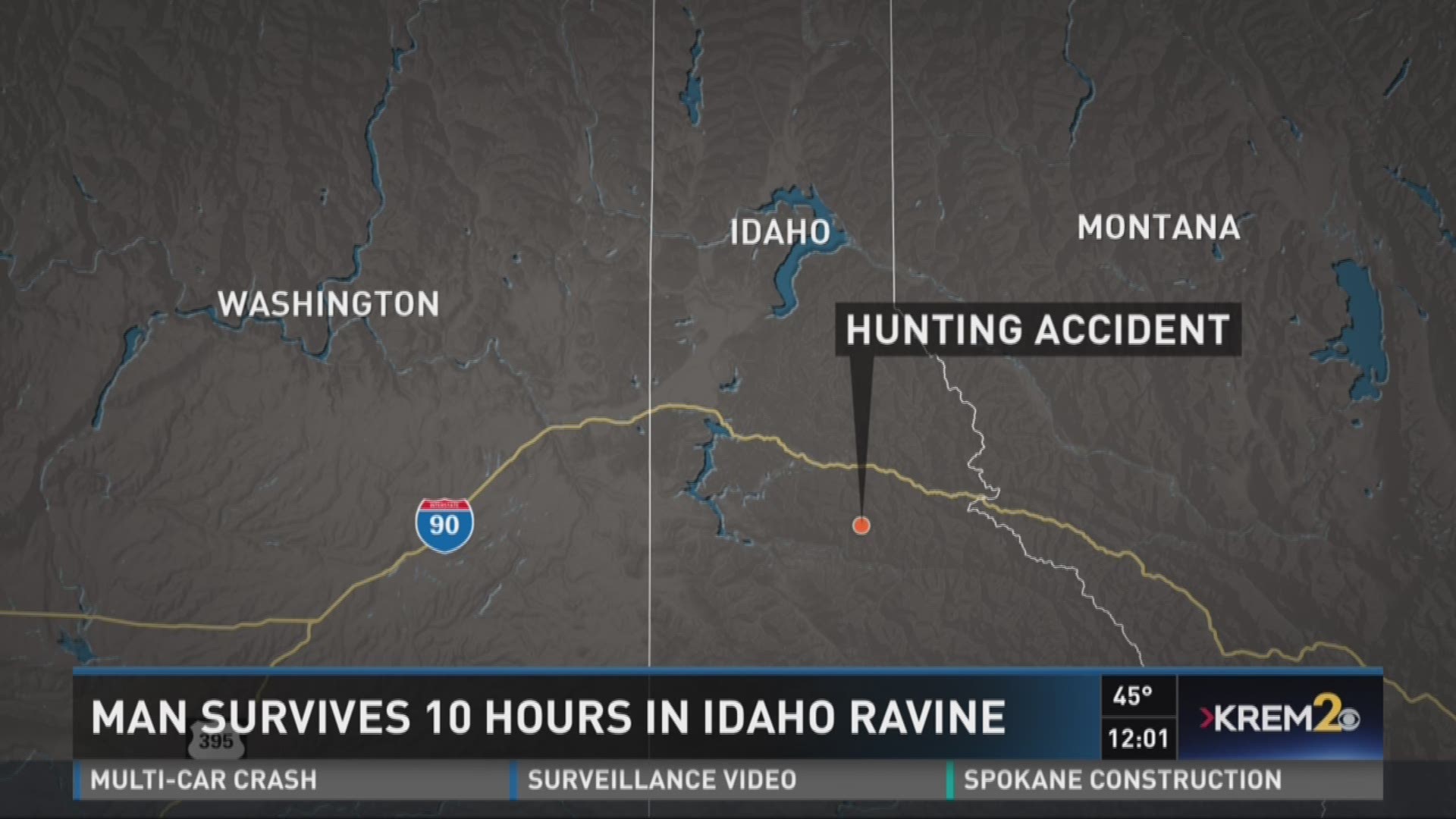 Deputies rescue man who fell down Idaho mountainside