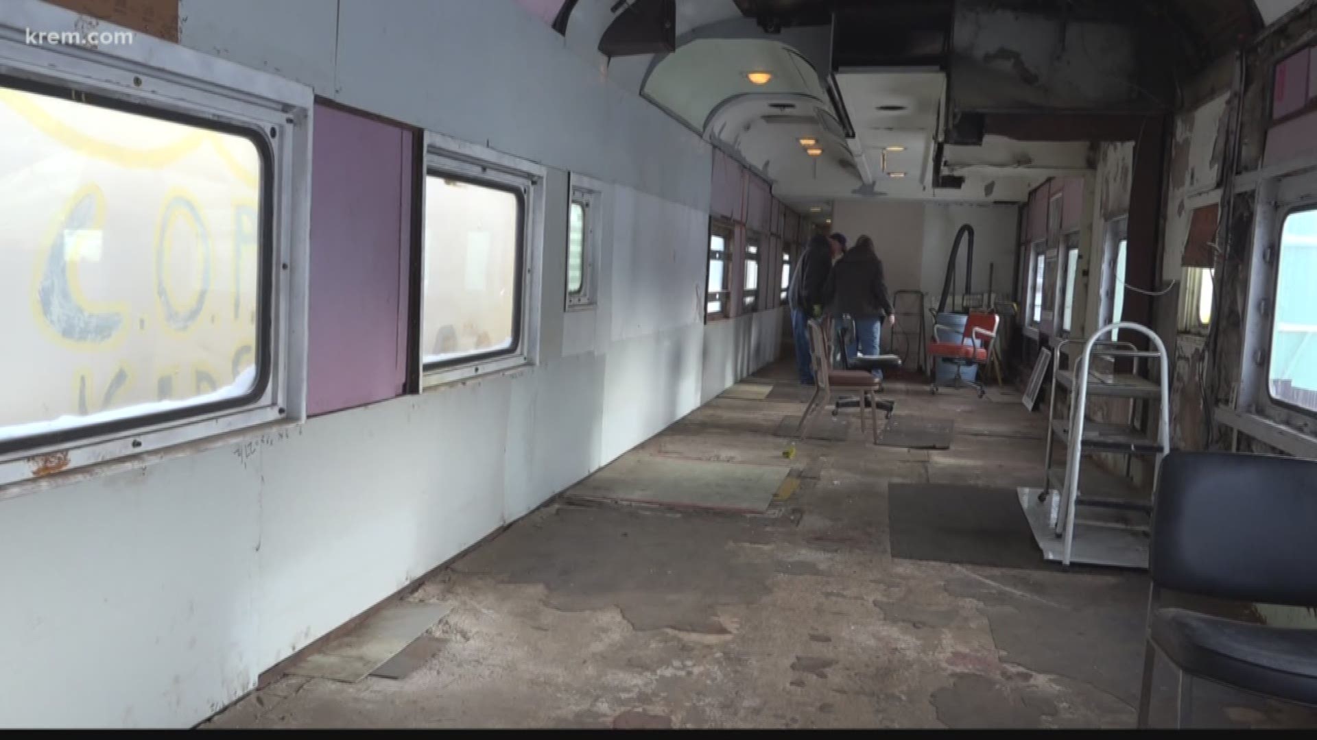 The Hillyard Heritage Museum has been trying to open for decades. Now they are working on refurbishing an old passenger train car to be open as an exhibit.