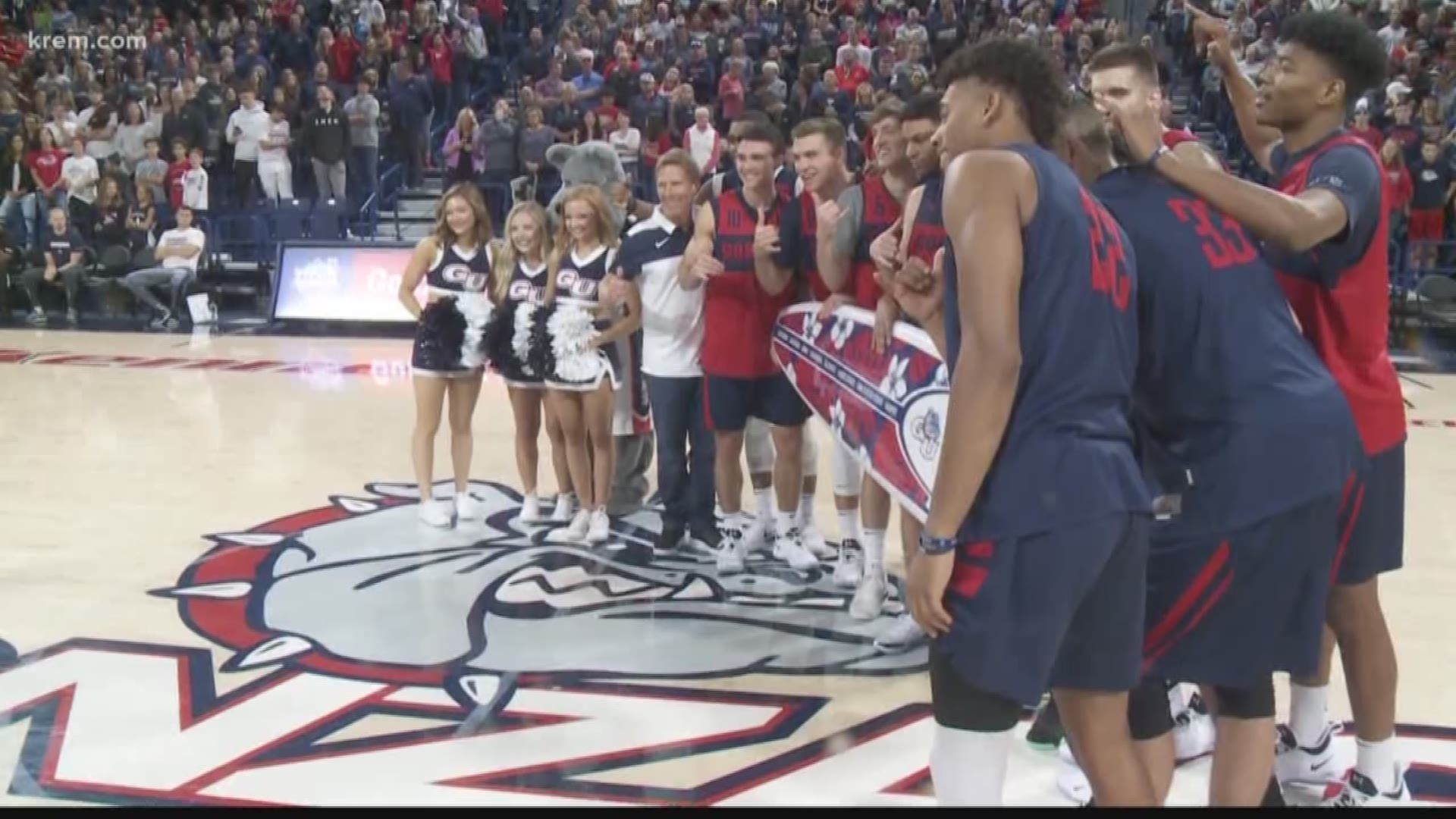 The Kennel was full as the Zags debuted their 2018-2019 squad on Saturday.