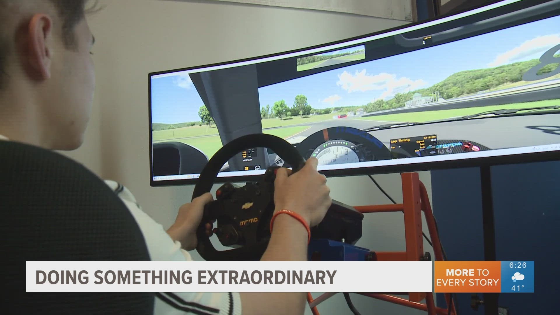 Gabe Tesch is on his way to becoming a Formula 1 driver, his dream after beating cancer.