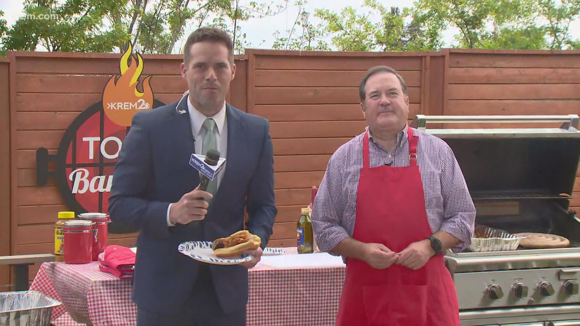 Cook alongside Tom Sherry during his BBQ on KREM 2 News at 5 and 6 p.m. on Thursday, May 26.