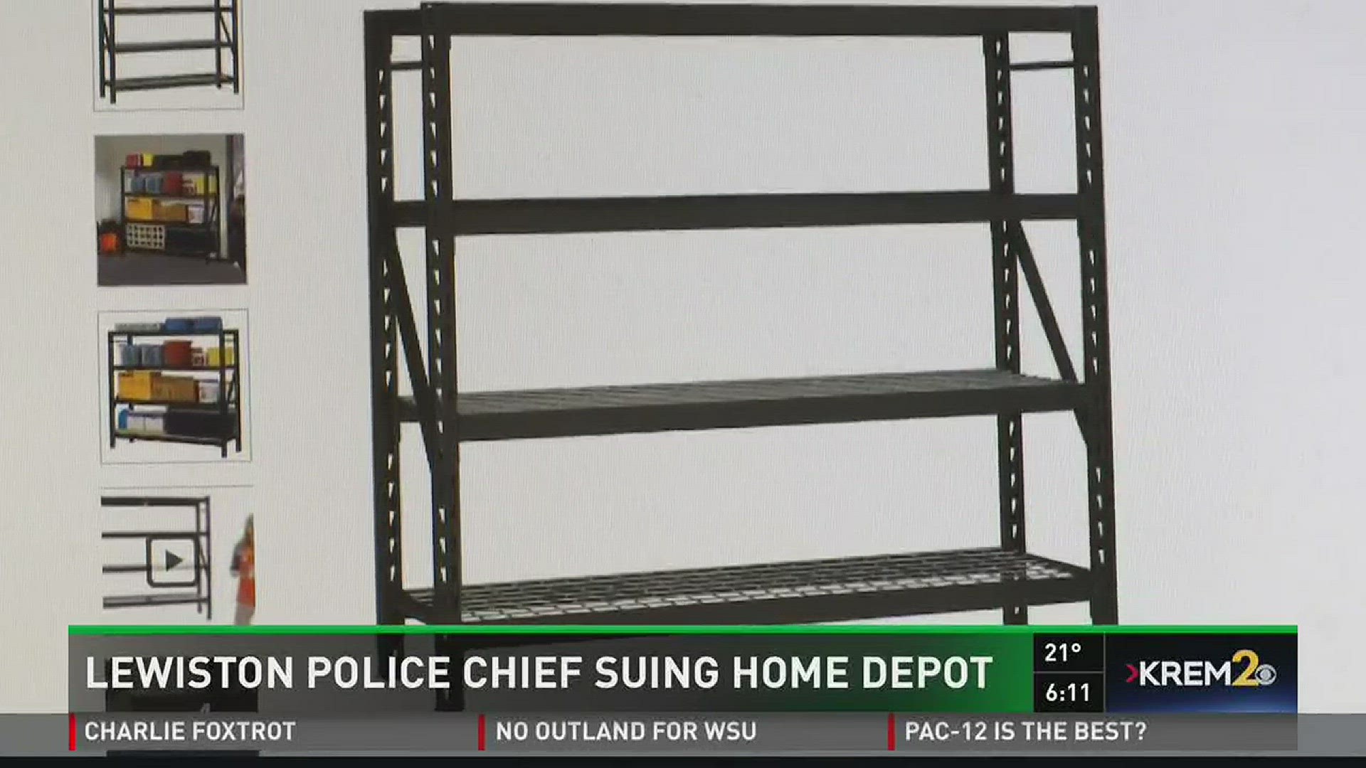 Lewiston Police Chief suing Home Depot