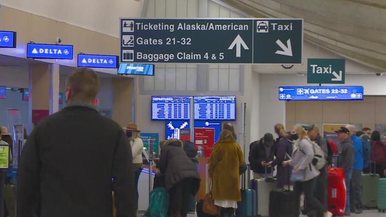 Dozens of flights delayed at Spokane International Airport after nationwide outage