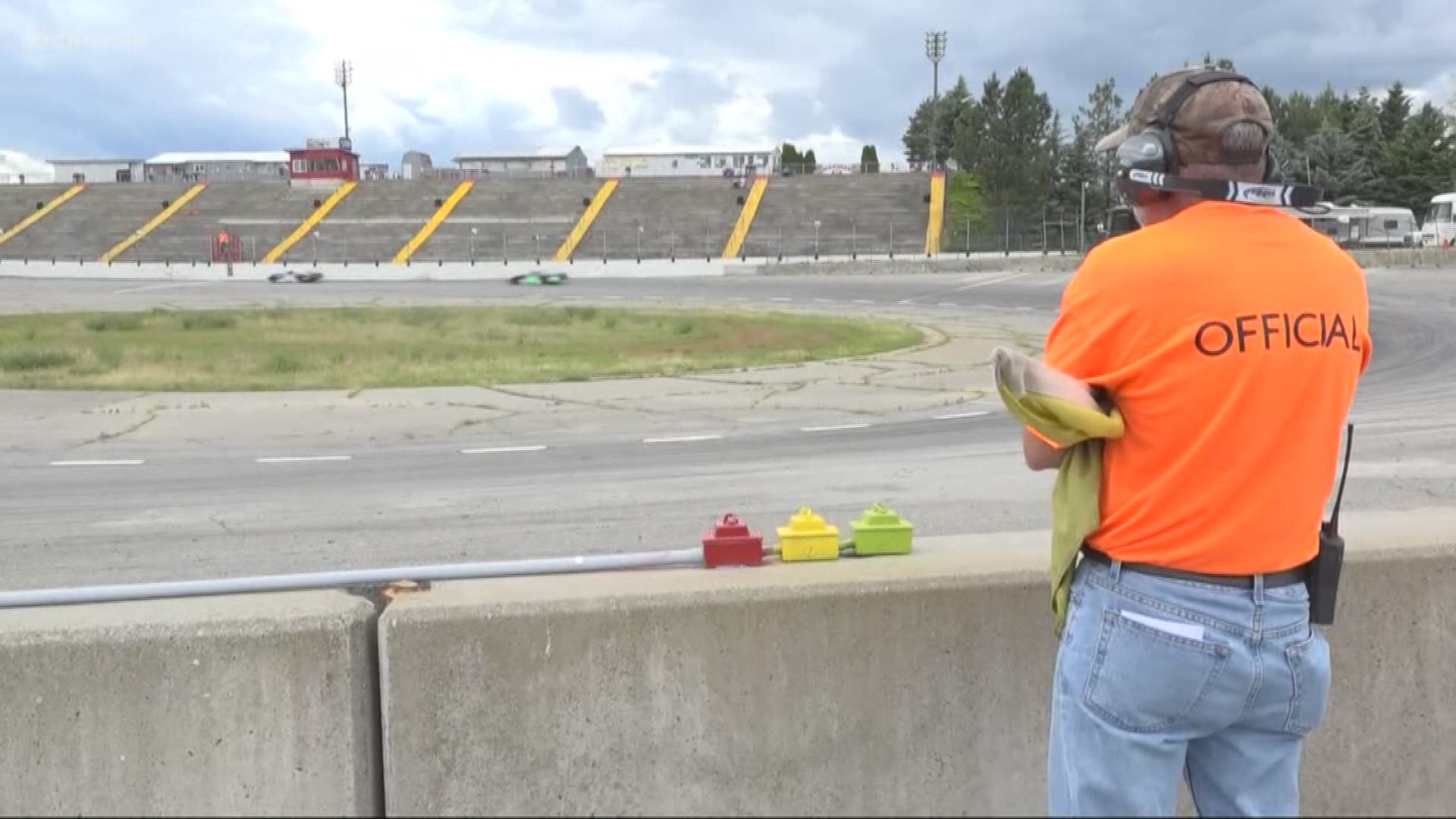 The Father's Day race sold over  1,000 pre-sale tickets. the race track's general manager said they are the first track to open with fans in the region.