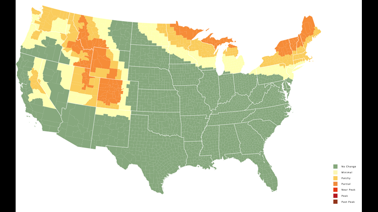 Peak fall colors expected to arrive in Spokane this week | krem.com