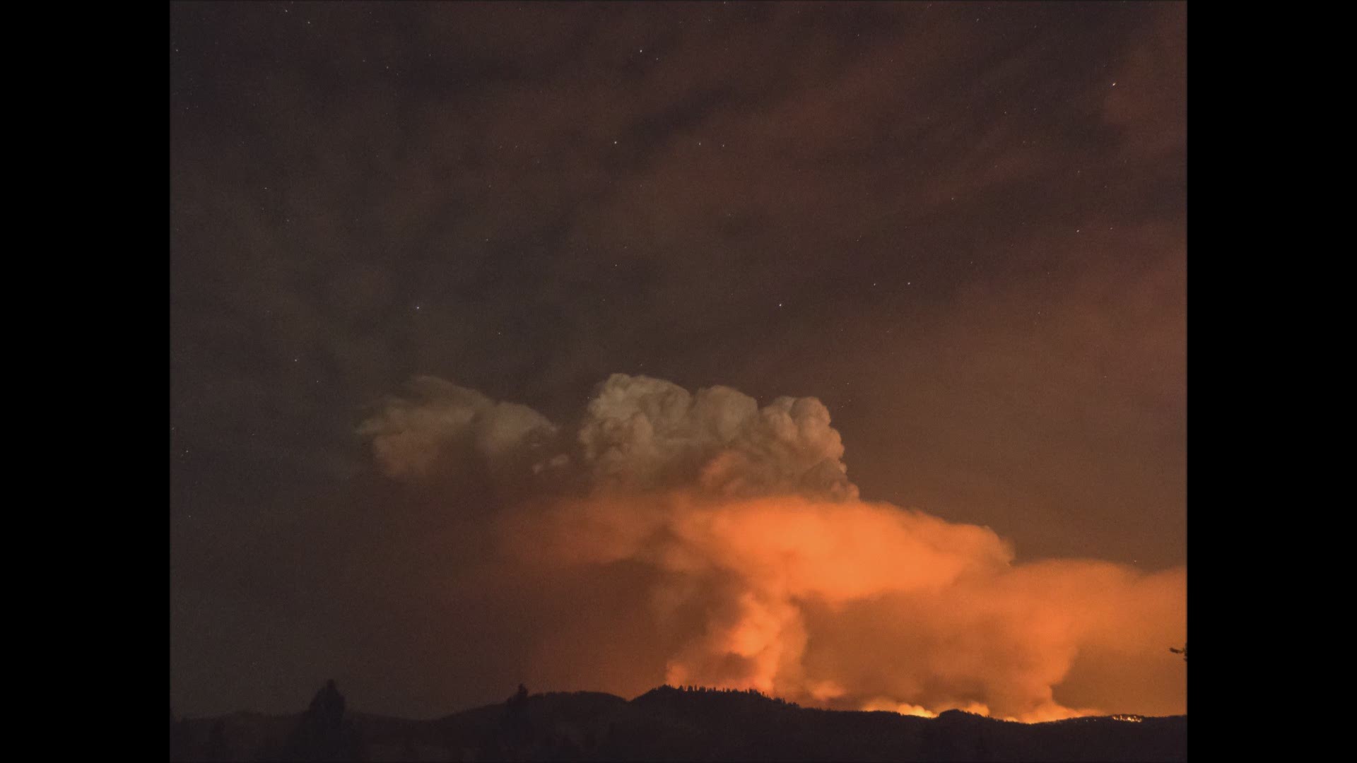 Time lapse of the Williams Flats Fire Aug. 8, 2019.