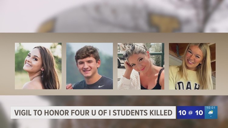 University of Idaho hosts vigil honoring lives of 4 students at Kibbie Dome