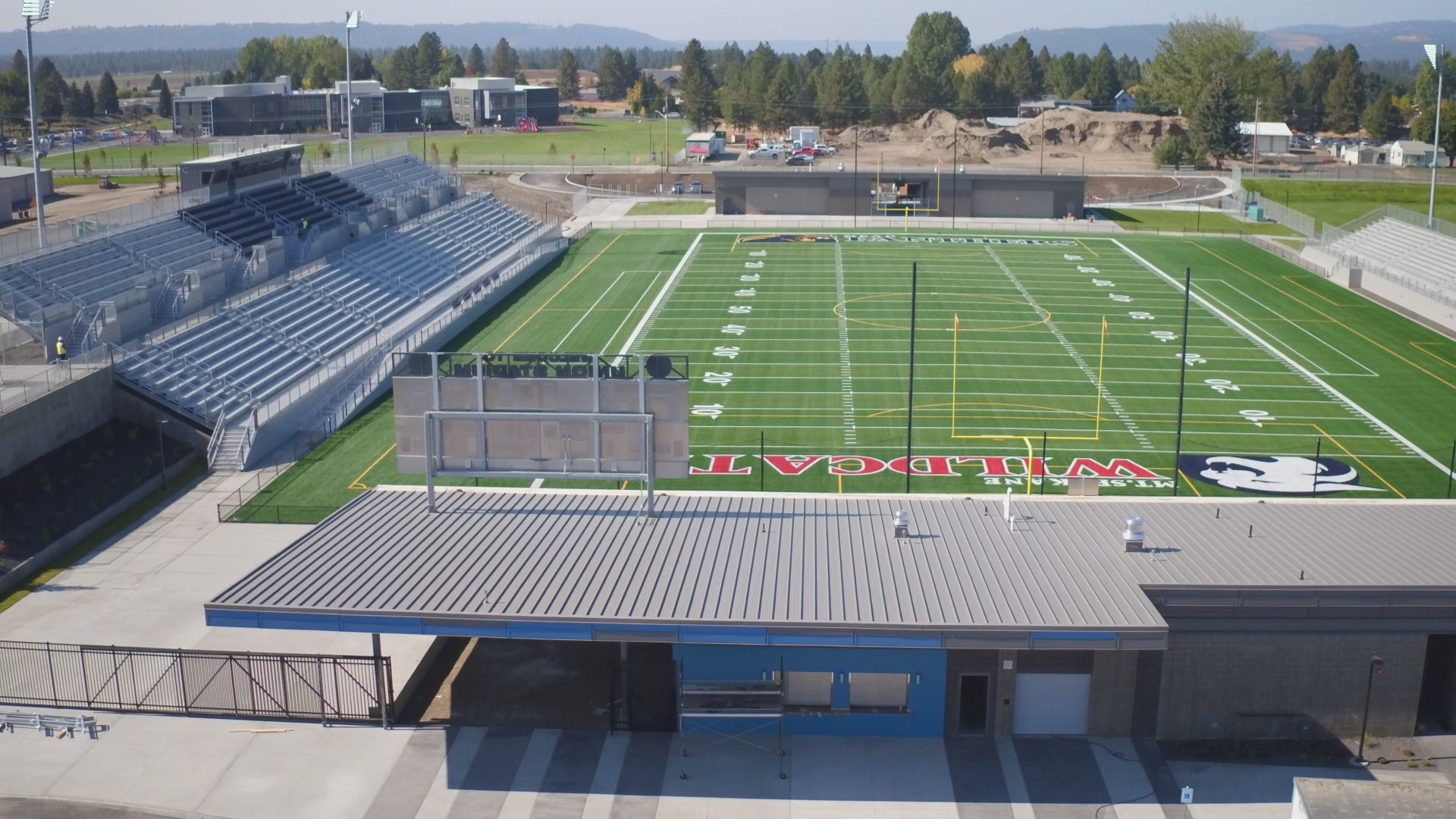 The new facility means high school football will be played in Mead for the first time in 50 years.