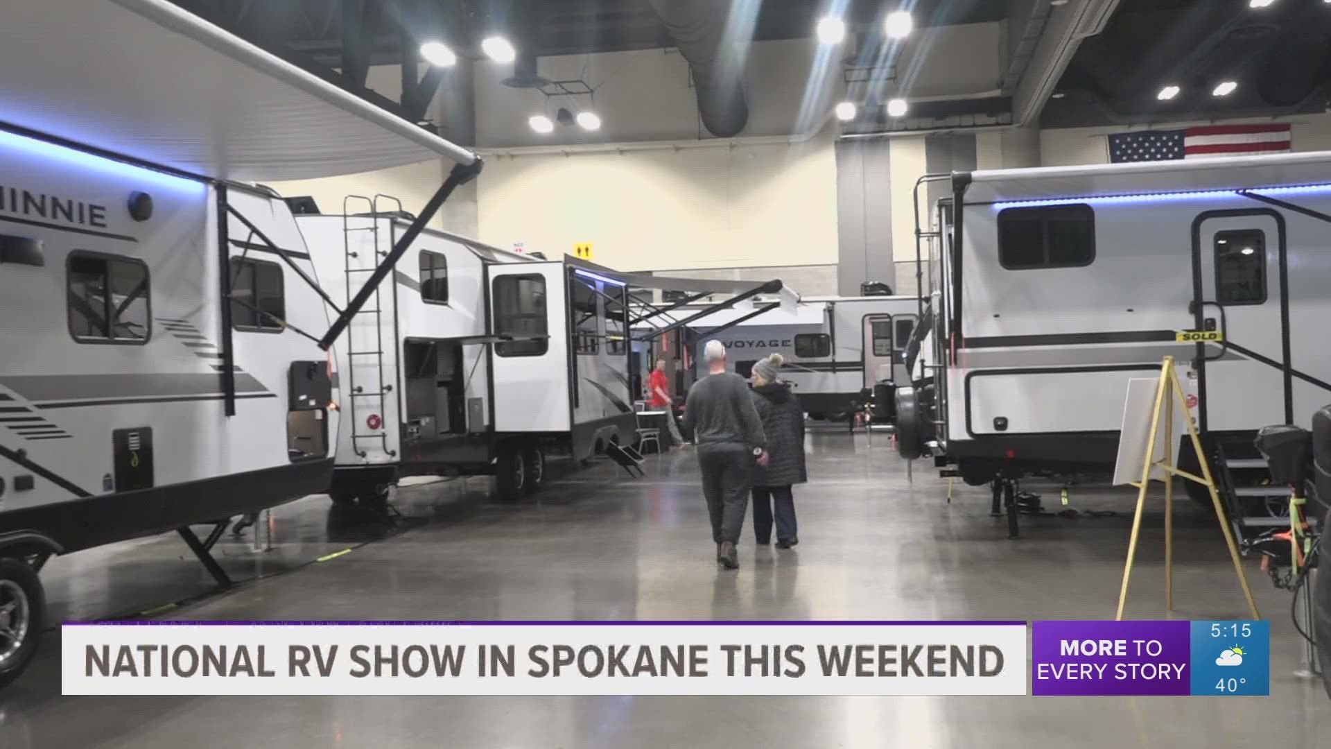 The show runs for five days. It started on Thursday and will end on Monday 16th. The event takes place at the Spokane Convention Center and entrance is free.