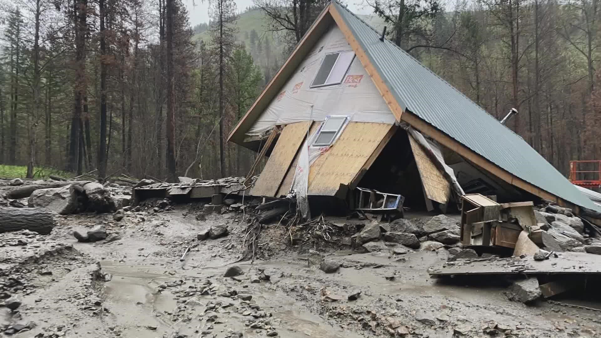 Multiple bridges and roadways near Kerr Camp have been impacted by flash flooding.