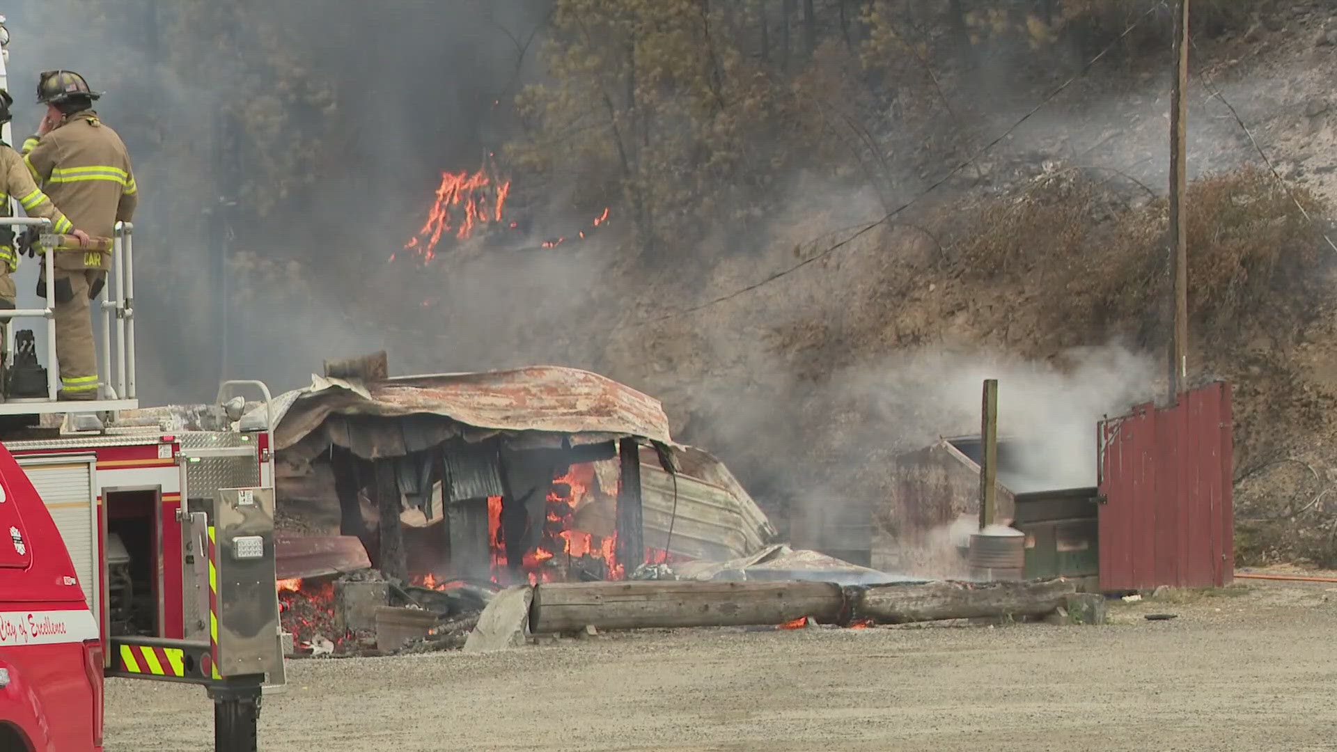 The build-up of grease ignited and spread to the remainder of the building.