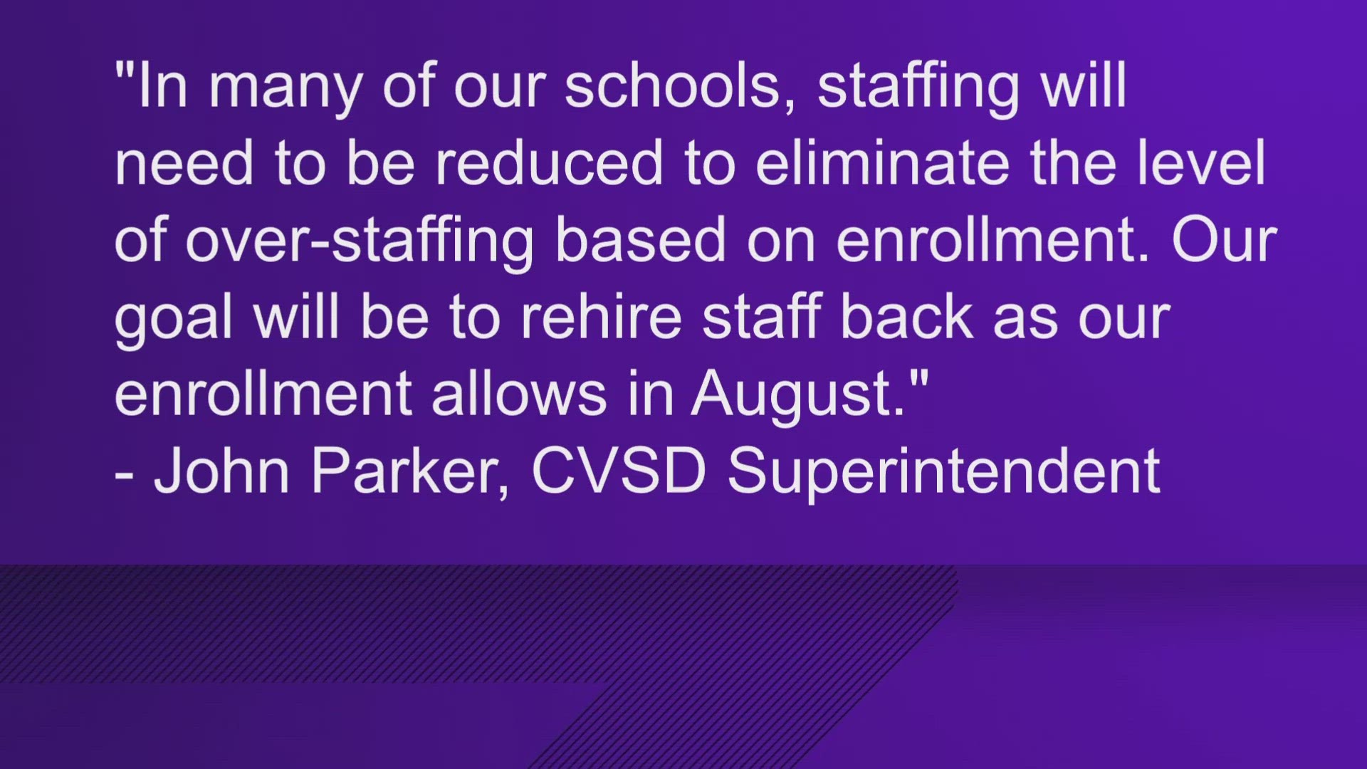 CVSD teachers layoff