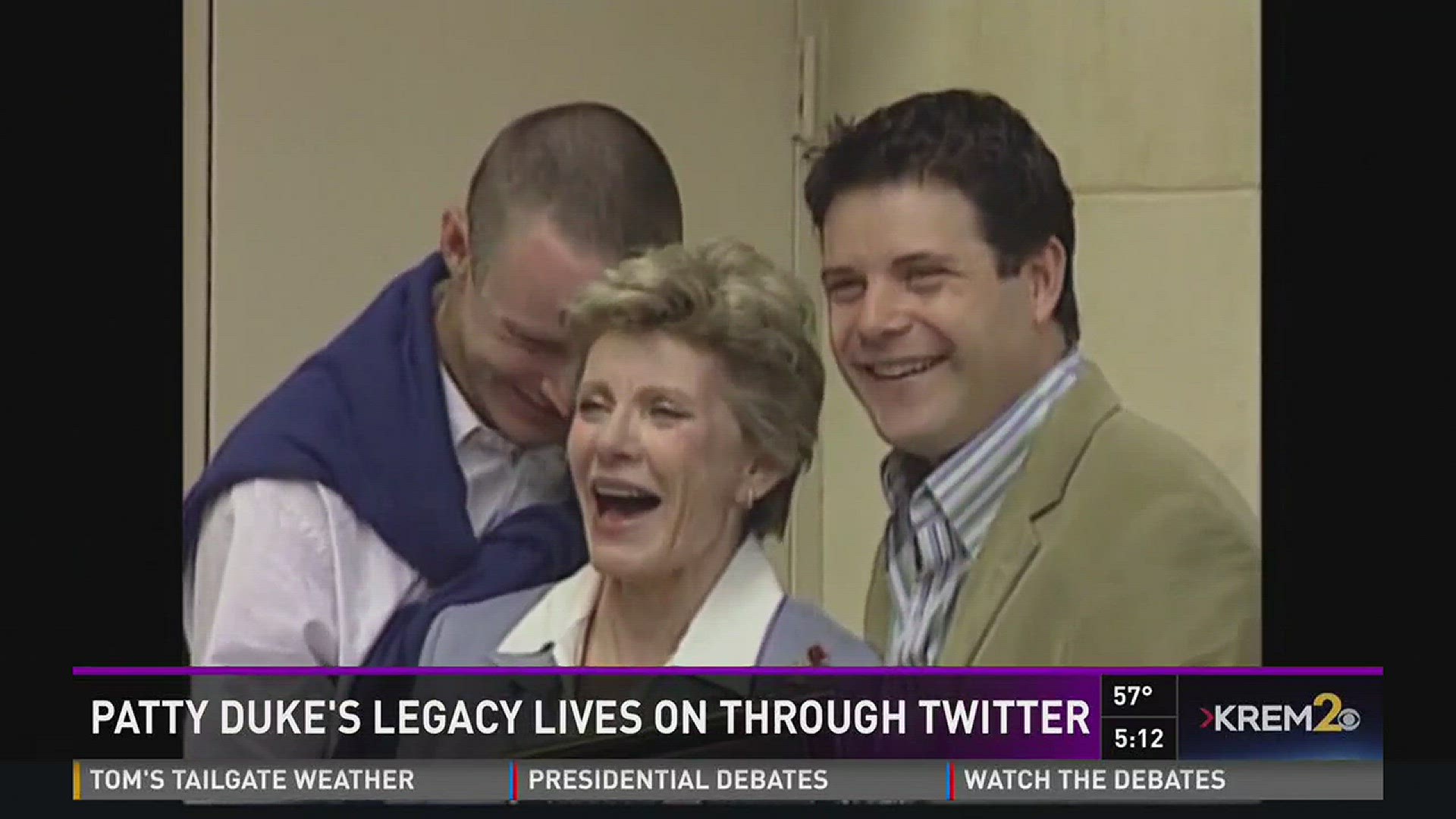 Beloved actress, Patty Duke, was known for her love of people. Her family said she loved connecting with her fans through Twitter. KREM 2's Taylor Viydo explains how her husband has kept up her legacy and continued to spread her message of love. (9/23/16)