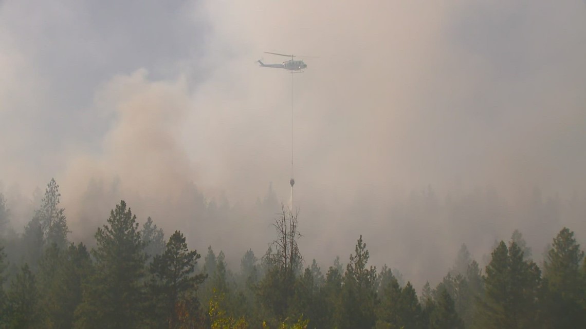 Level 3 evacuations issued for 2nd alarm wildfire in south Spokane ...