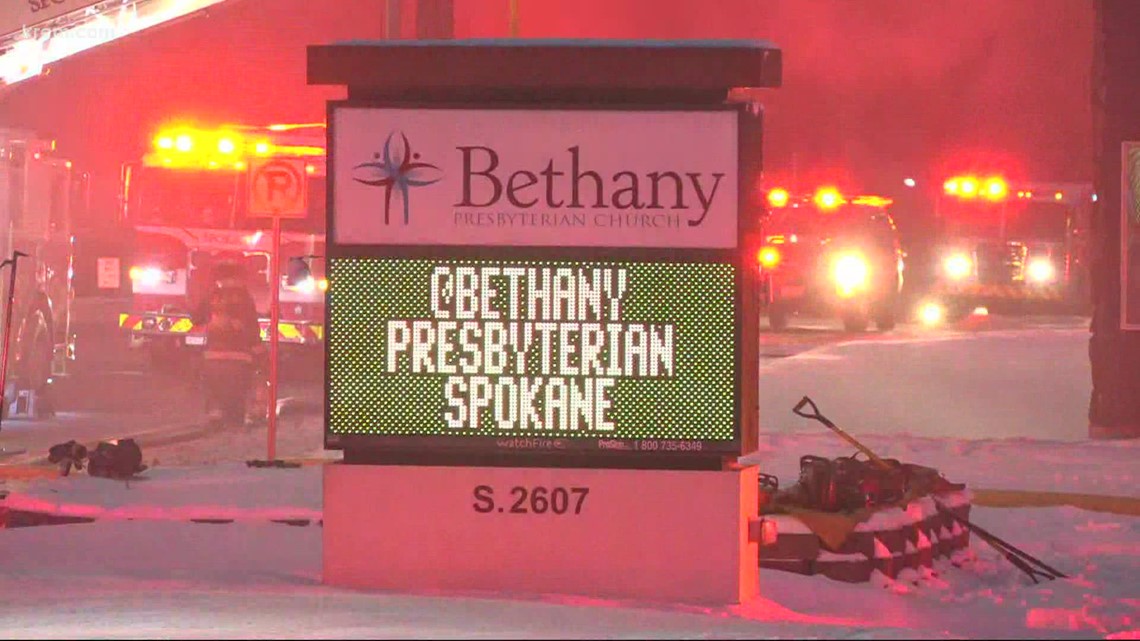 Fire at Bethany Presbyterian Church on South Hill - Vimarsana News