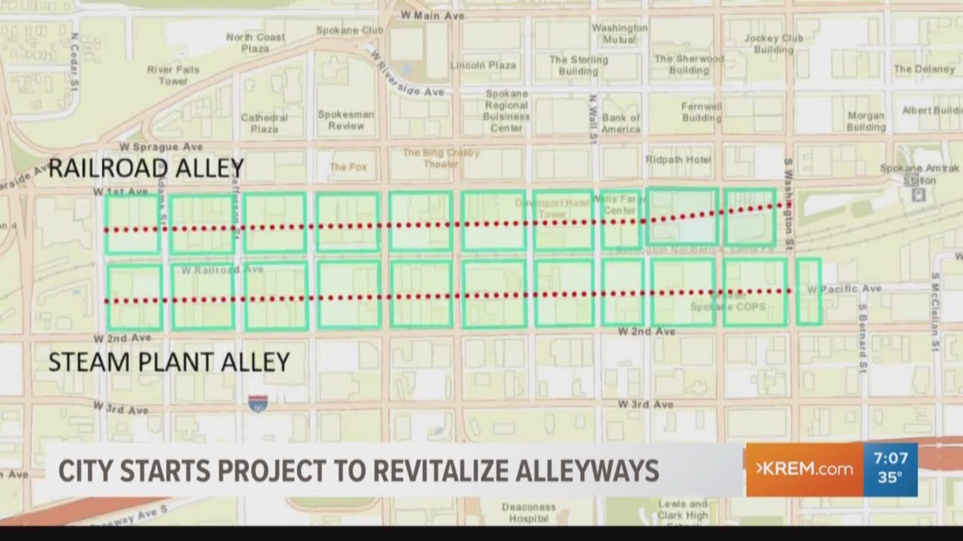 Local designers, landscape architects, urban designers and artists have been meeting to come up with ideas for the alleyway spaces in downtown Spokane.