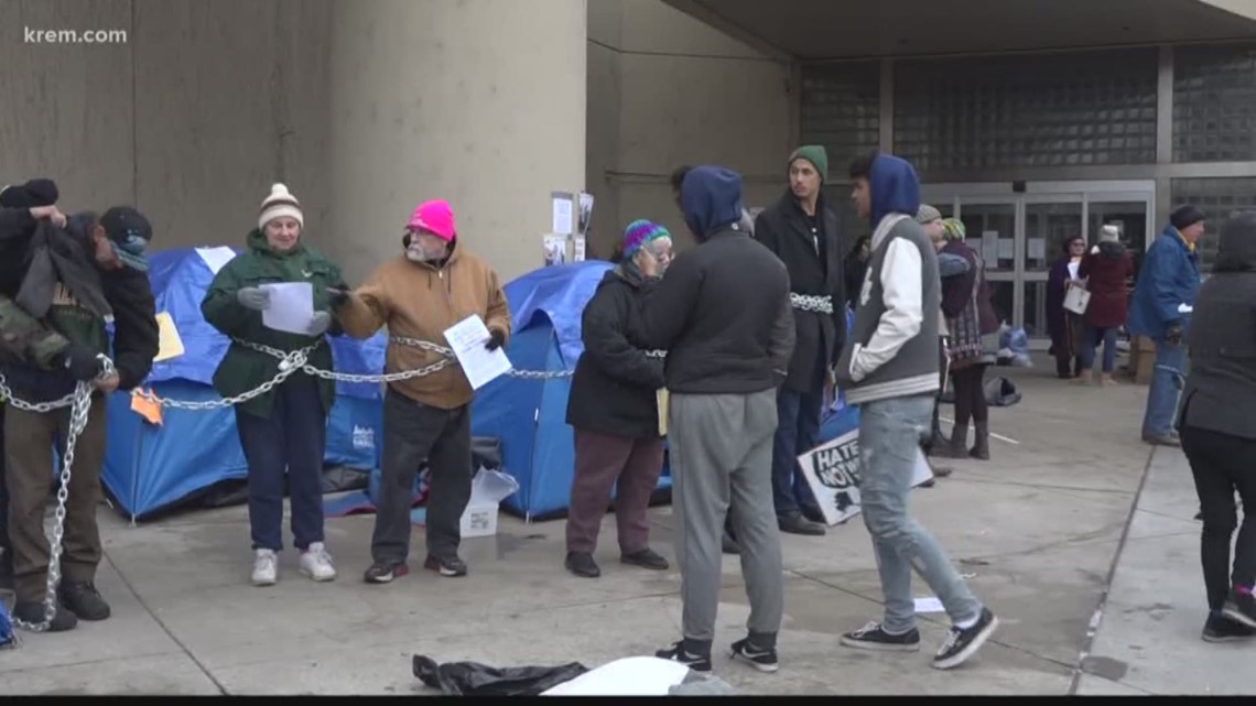 Spokane Center for Justice sues city over Camp Hope