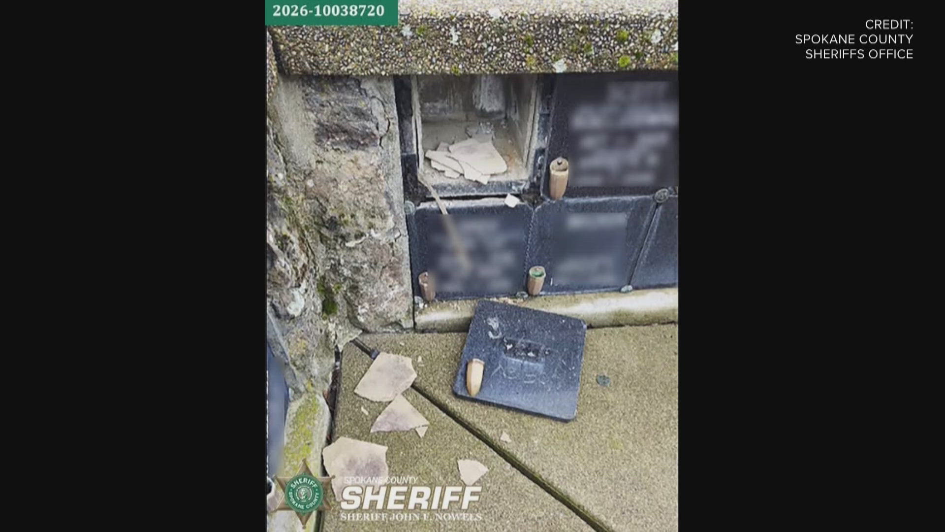 Spokane County Sheriff's Office seeks help finding urn thief | krem.com