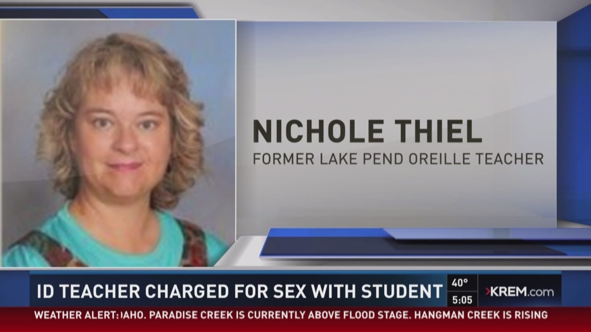 Police say former Idaho teacher had sex with teen student | krem.com