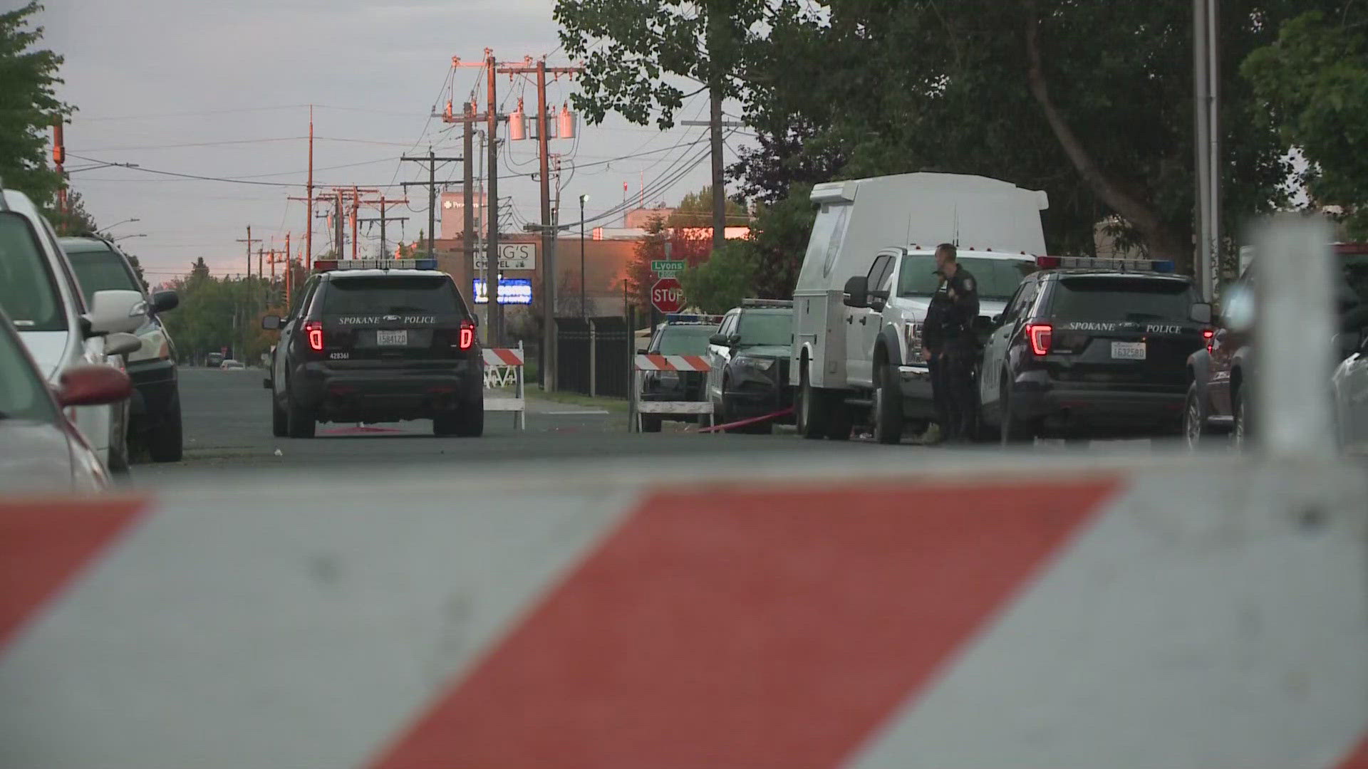 Police say the intersection of Lidgerwood and Wedgewood will be closed as part of their investigation.