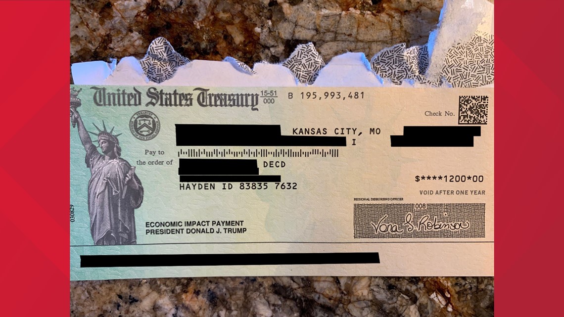 Idaho man gets stimulus check addressed to dead motherinlaw