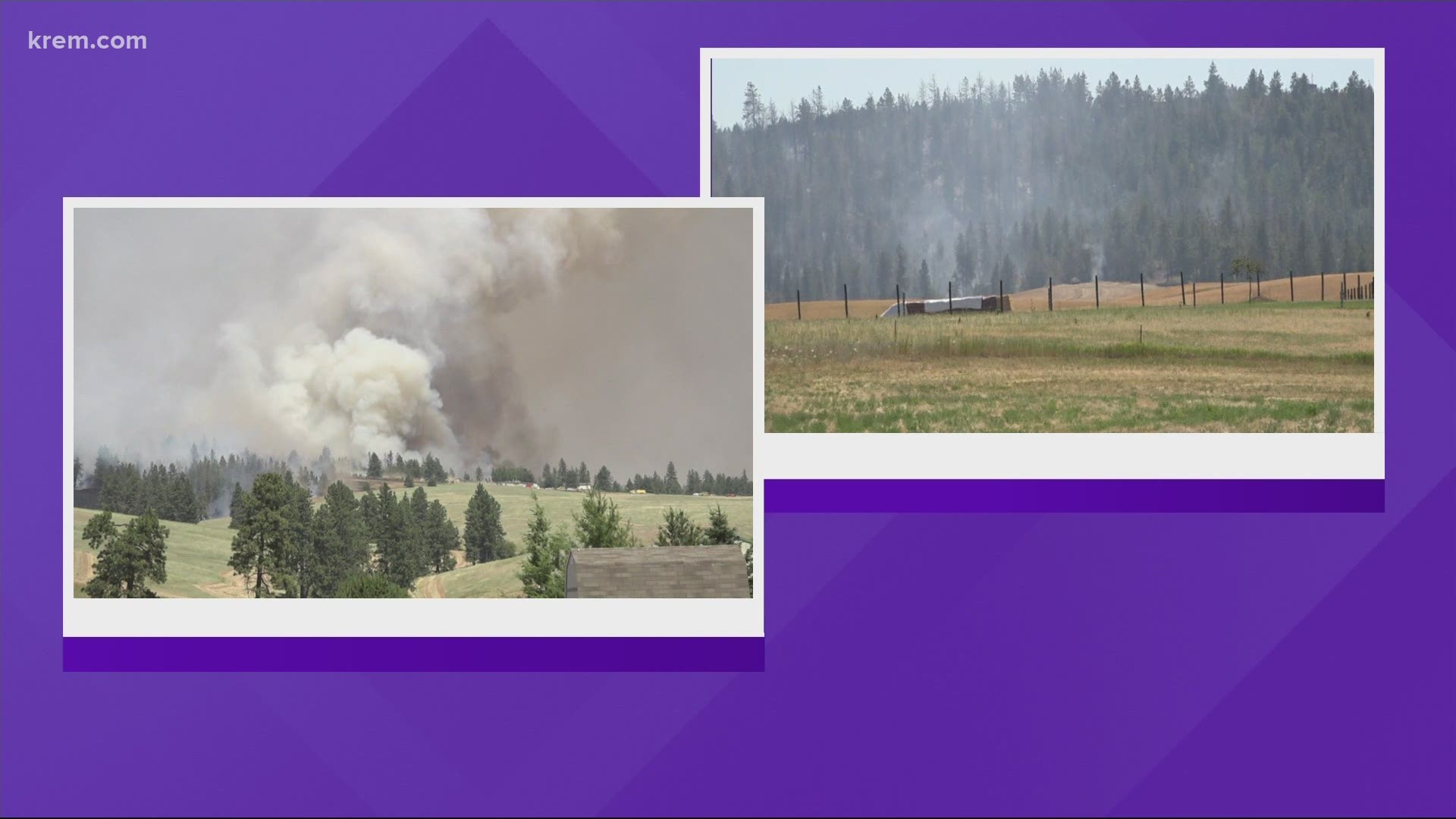 The Andrus Fire near Cheney is now burning 232 acres. Fire officials said they have reached 30% containment on the fire.
