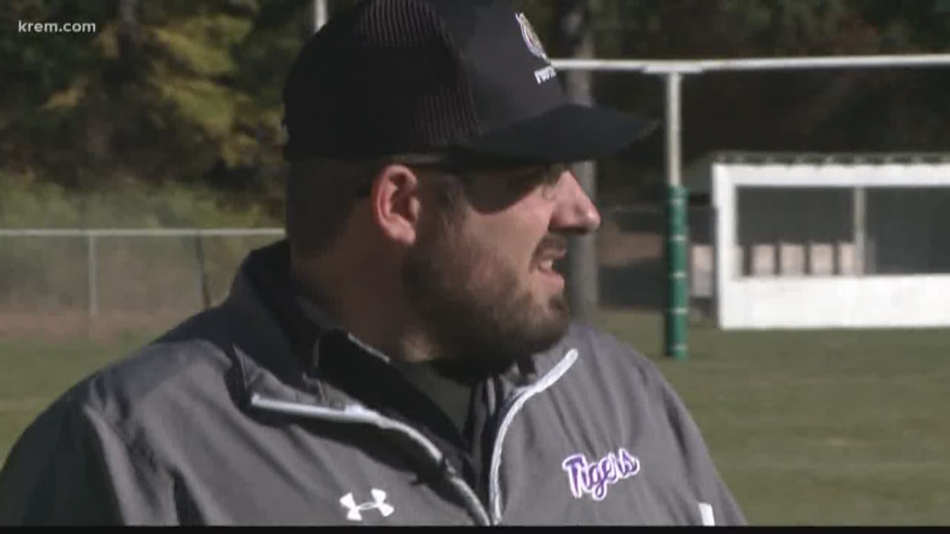 St. Regis head coach Stetson Spooner strapped on a mic for the Tigers' 48-12 win over Kootenai.