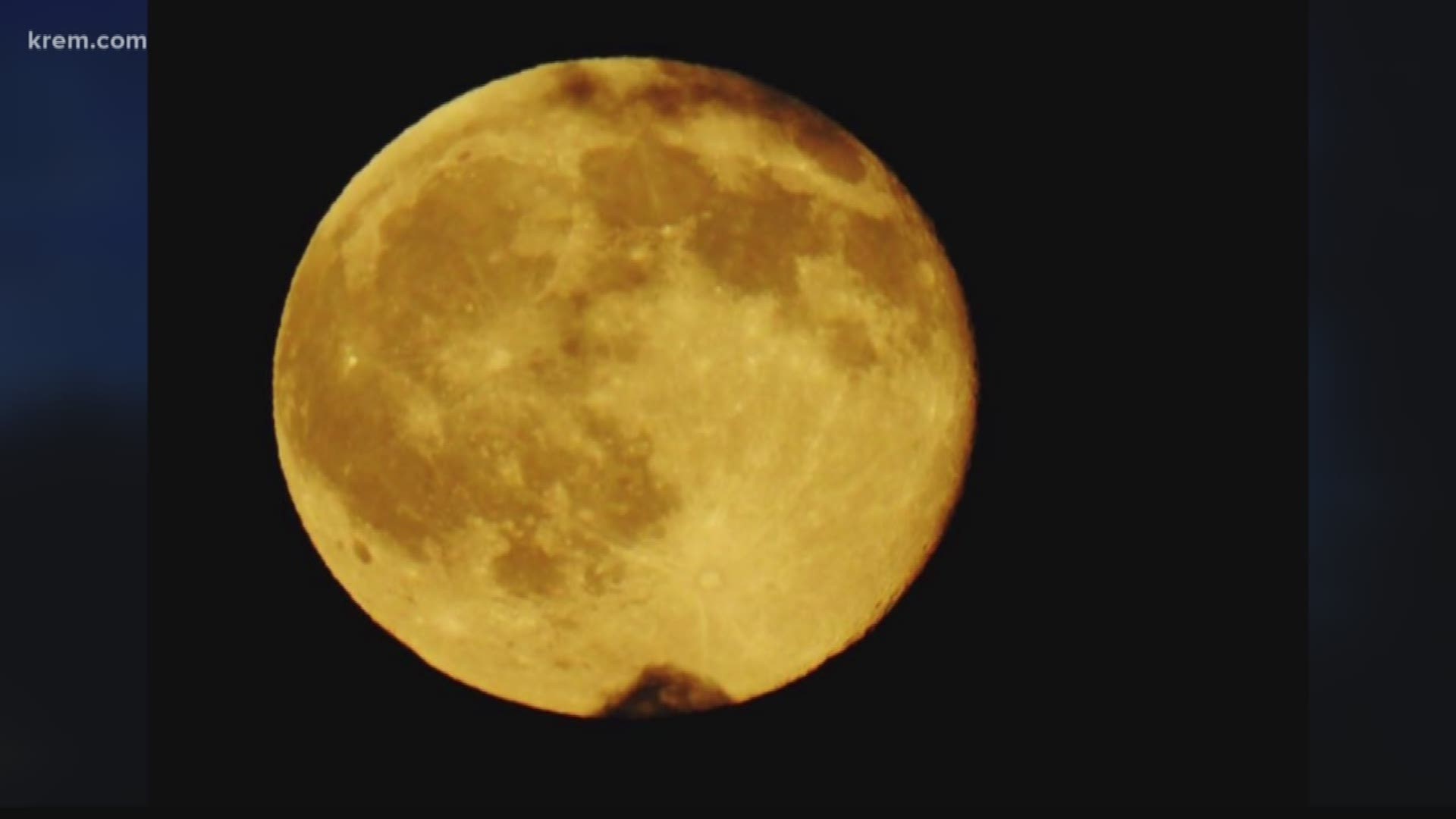 The moon is set to greet sky watchers as early as 8:24 p.m. and it should be at its fullest by 9:53 p.m.