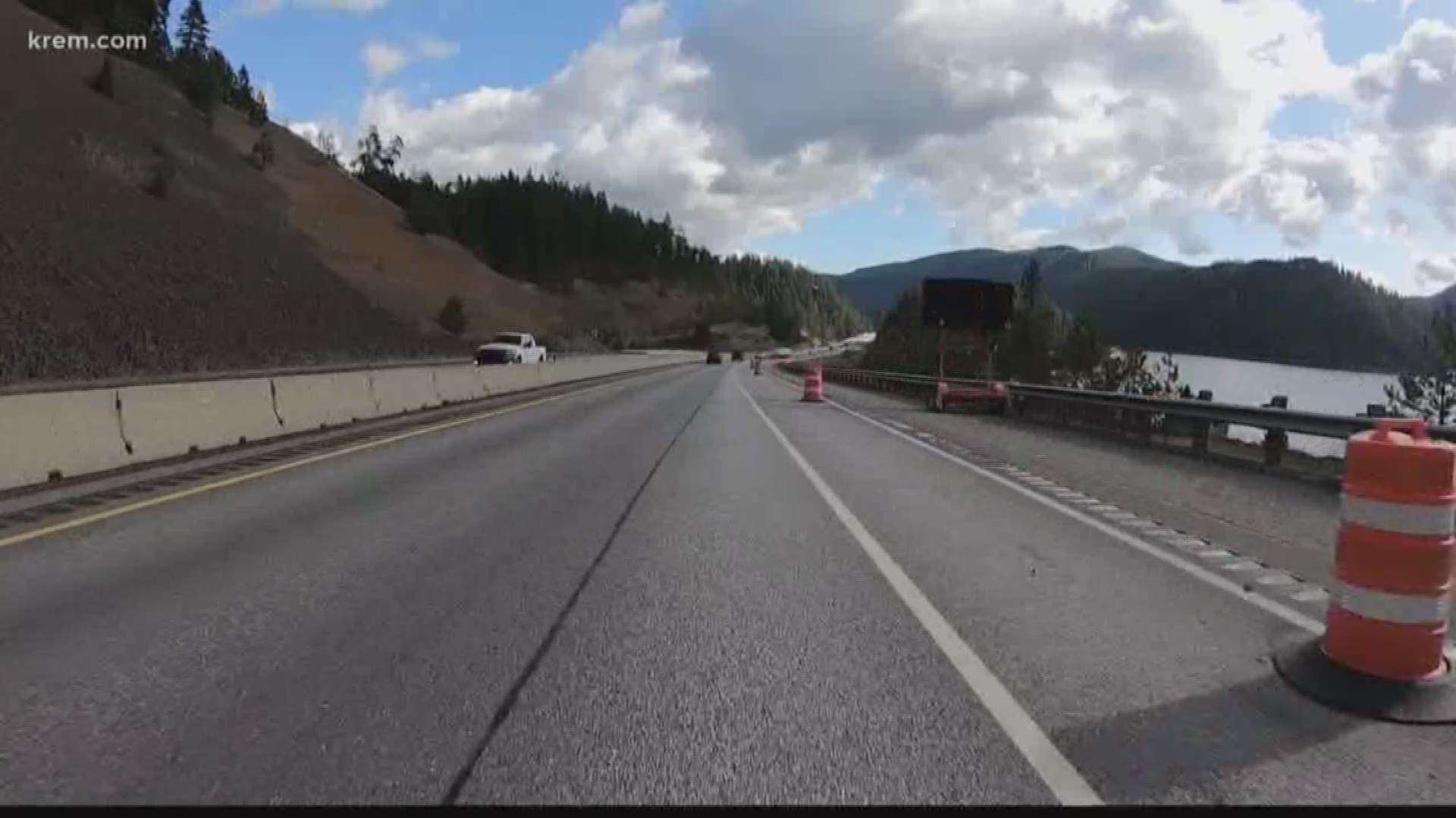For the last year and a half, crews have been repairing the I-90 bridge over Lake Coeur d'Alene near Wolf Lodge Bay. So we wanted to know: when will it be done?