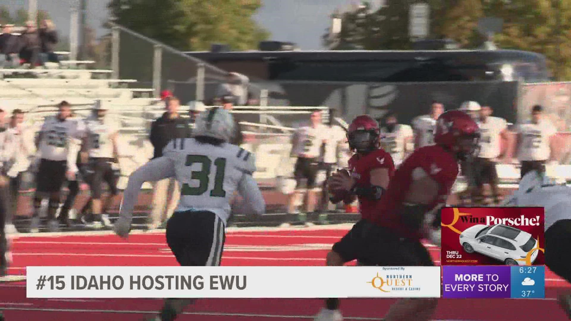 All 3 D1 teams will be playing this Saturday. KREM 2 will have full coverage of the EWU-Idaho game. You can watch it on ESPN +