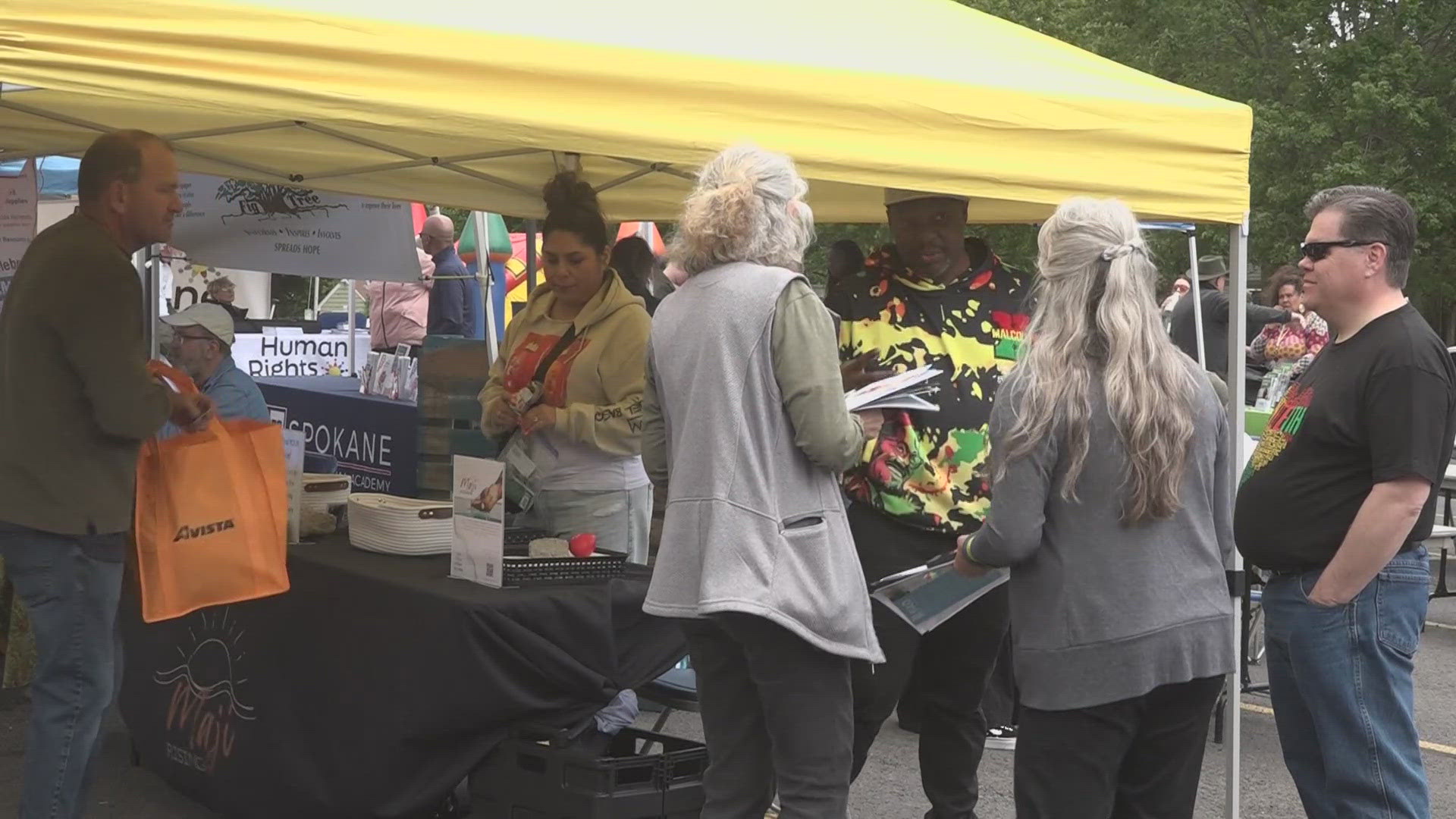 More than 30 vendors and businesses filled the parking lot outside the MLK center. The event gave out food, offered health resources, and free activities.