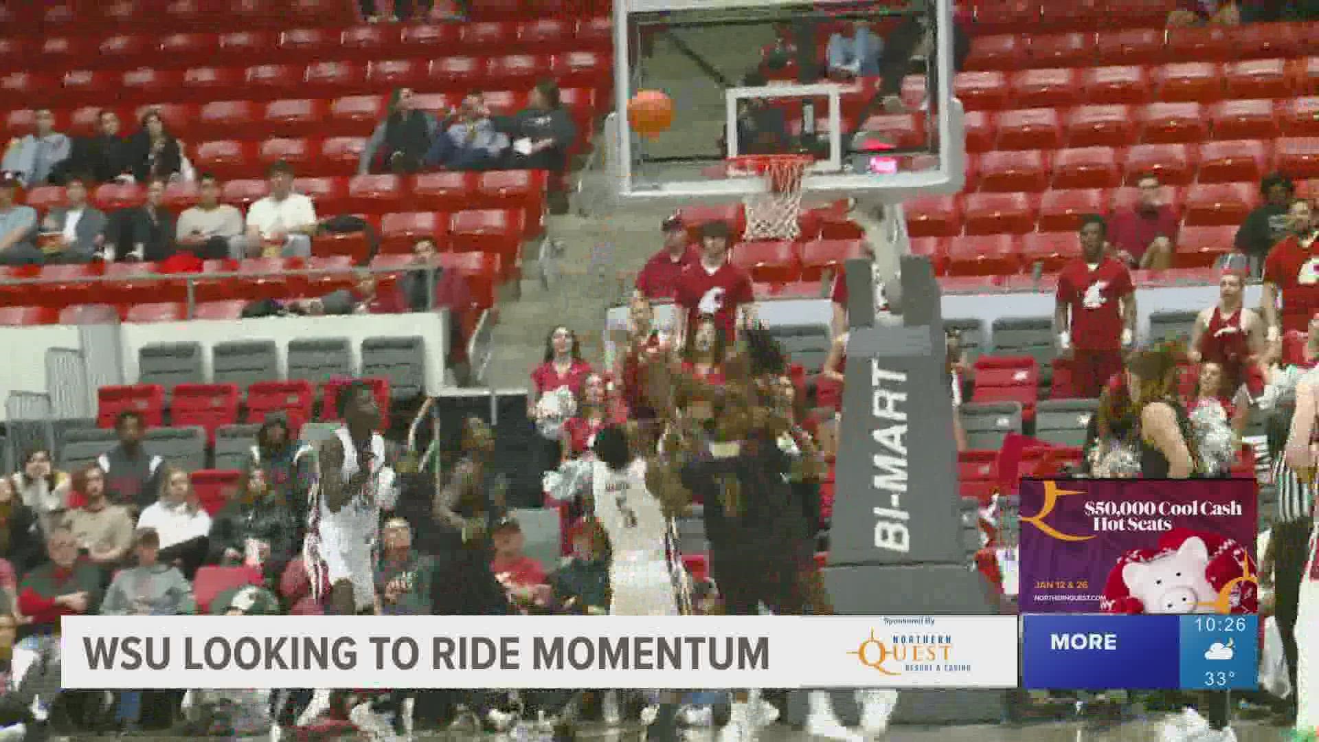 Coming off a historic win over Arizona on Saturday, the WSU men's basketball team is looking to ride that high into Wednesday's game against the Golden Bears.