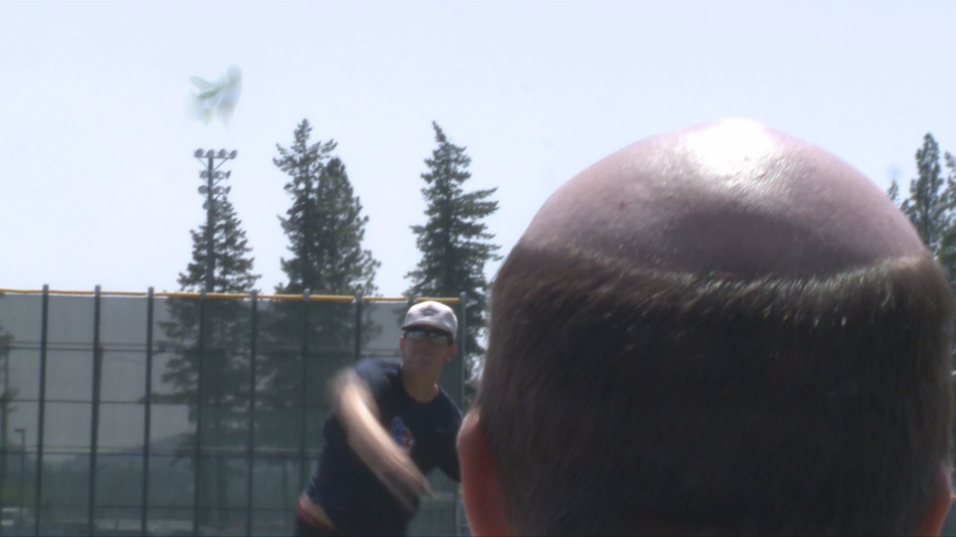 It wasn't for playing baseball either. It was for throwing foam darts on a bald teammate's head.