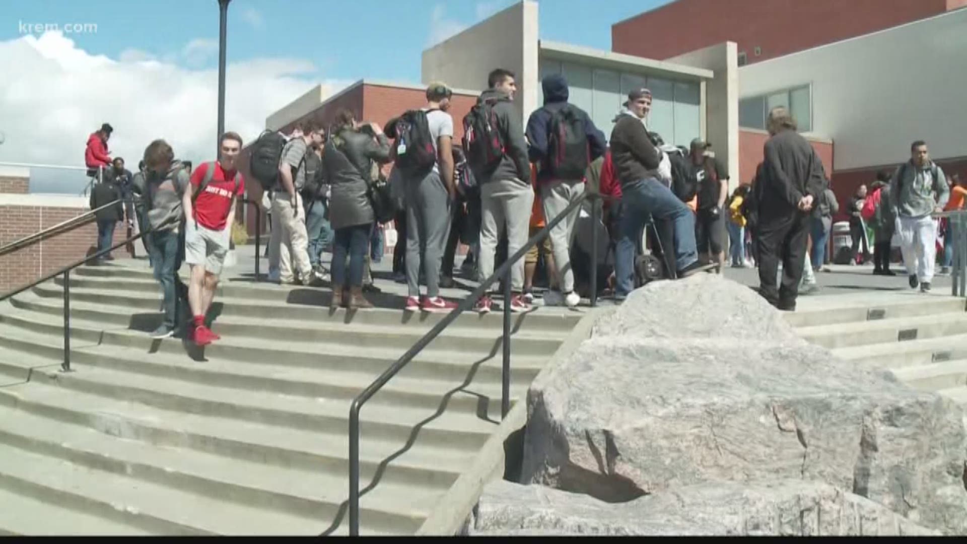 The Washington State University College Republicans called the event a "First and Second Amendment demonstration."